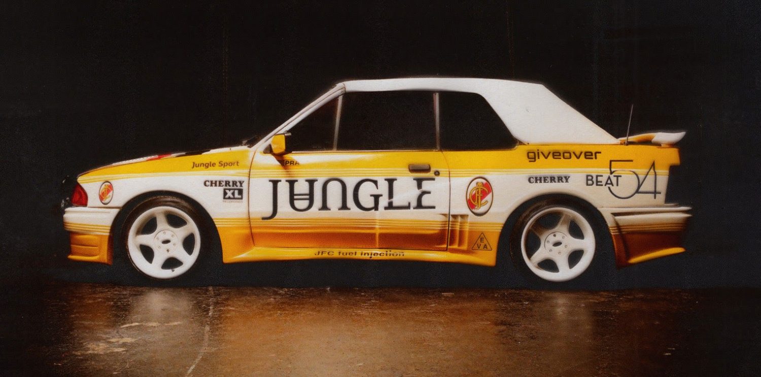 Jungle are raffling off their infamous 1985 Ford Escort