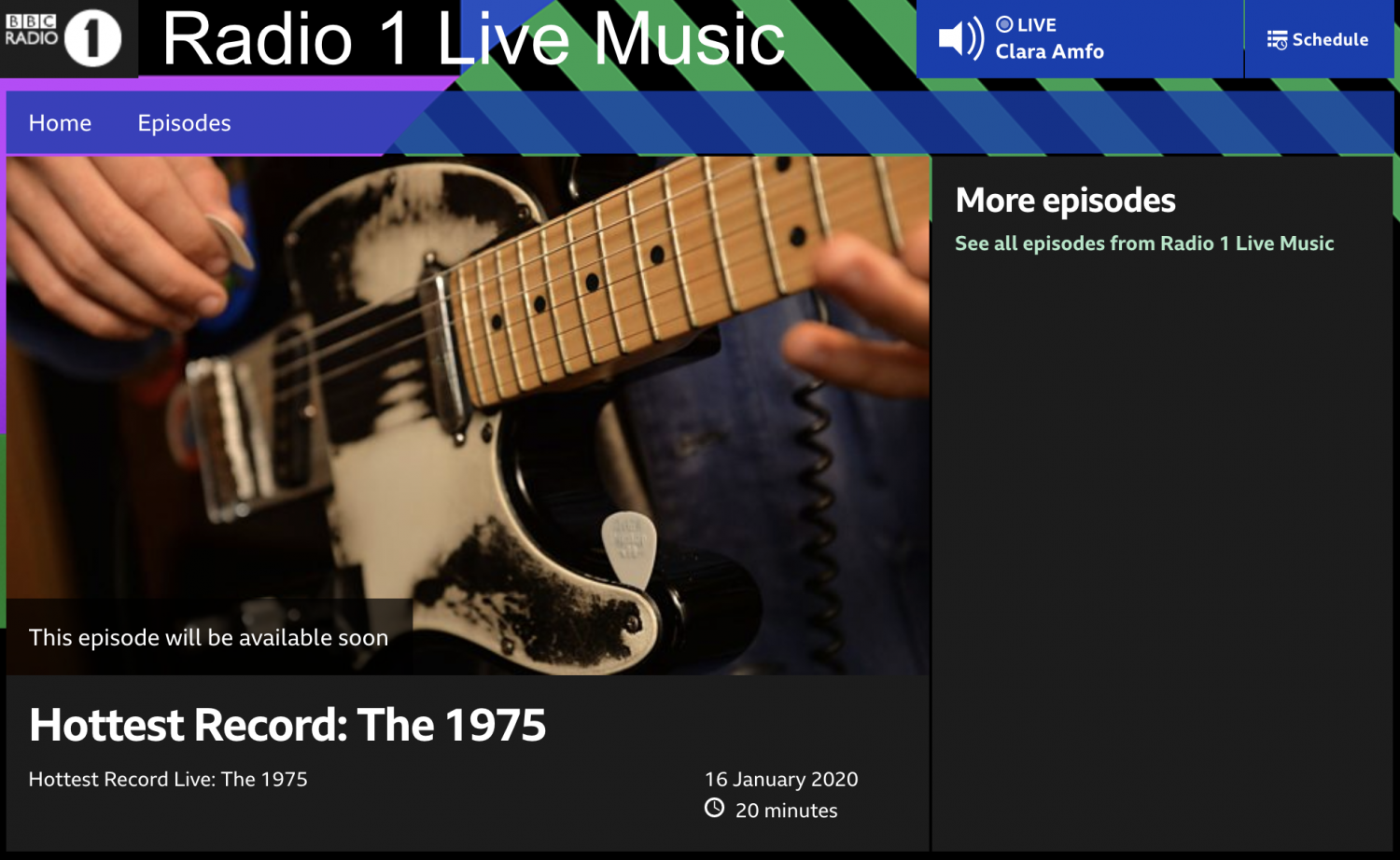 Is this when we're getting the next track from The 1975?