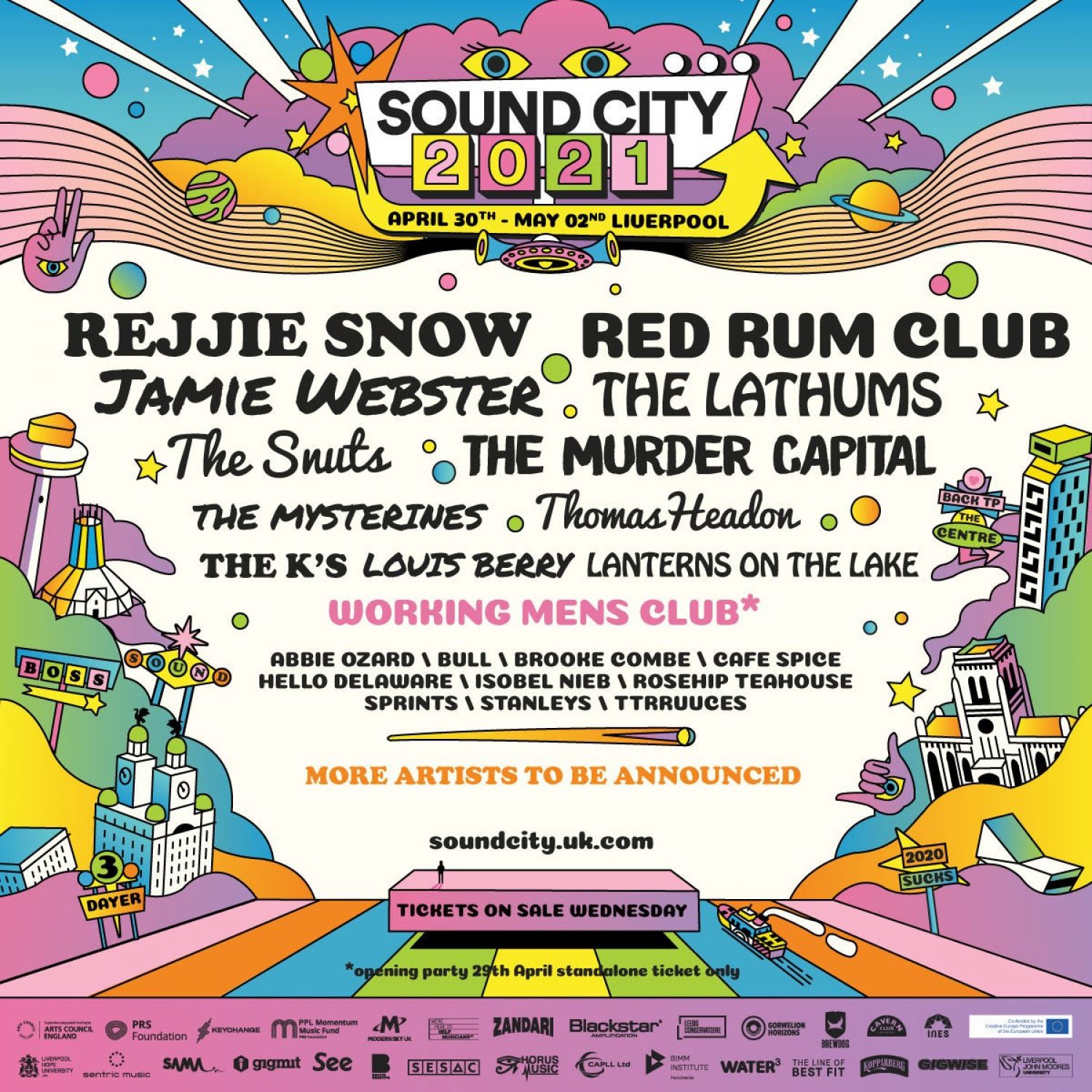 Working Men's Club and The Murder Capital are among the first names for Sound City 2021
