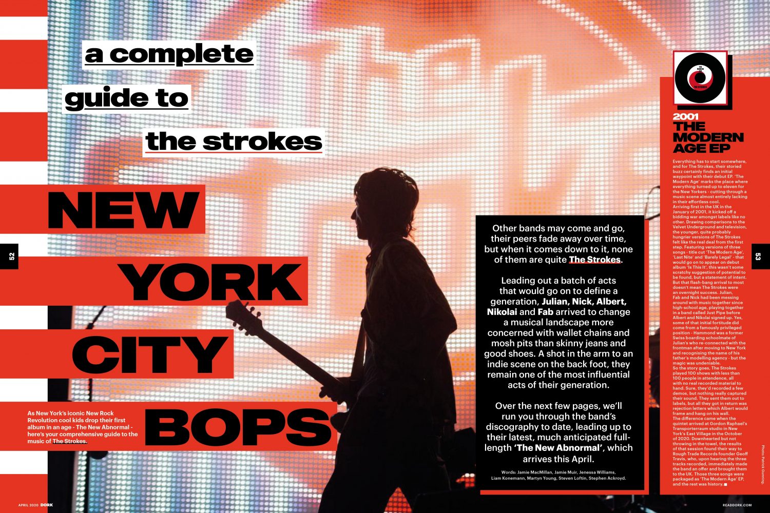 Easy Life are on the cover of the new issue of Dork, out now