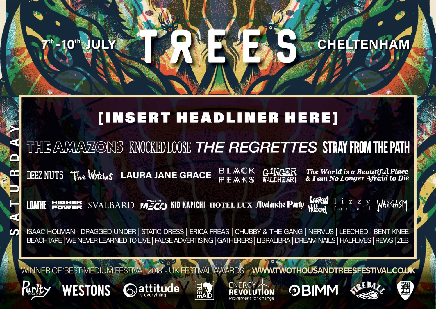The Regrettes and The Amazons are among the latest names for 2000trees