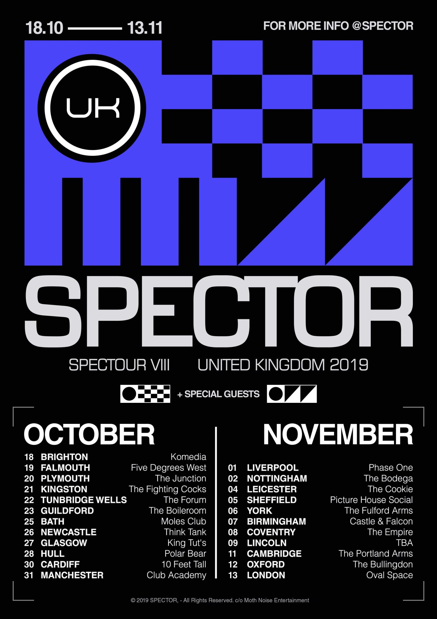 Spector have dropped a brand new track, 'I Won't Wait'