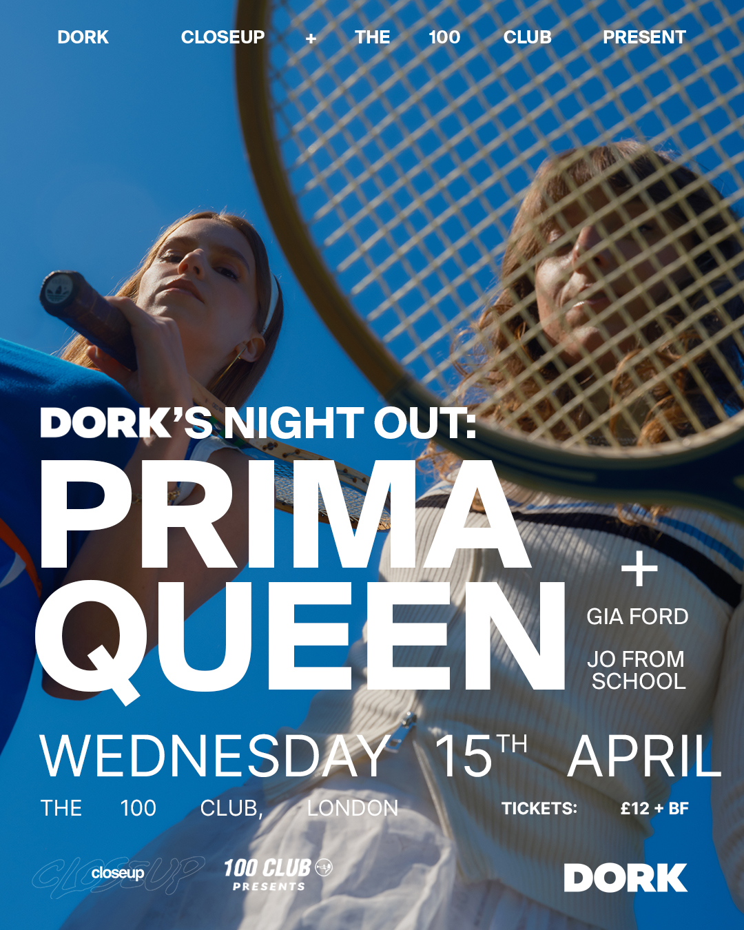 Dork's Night Out: Prima Queen + Gia Ford + Jo From School