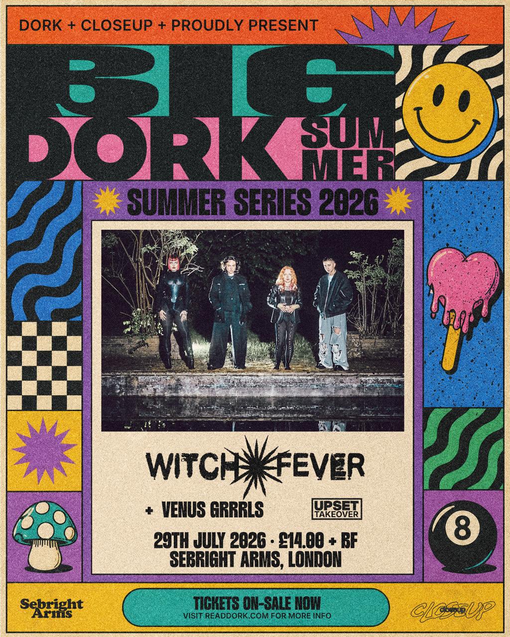 Witch Fever + Venus Grrrls (Upset Takeover)