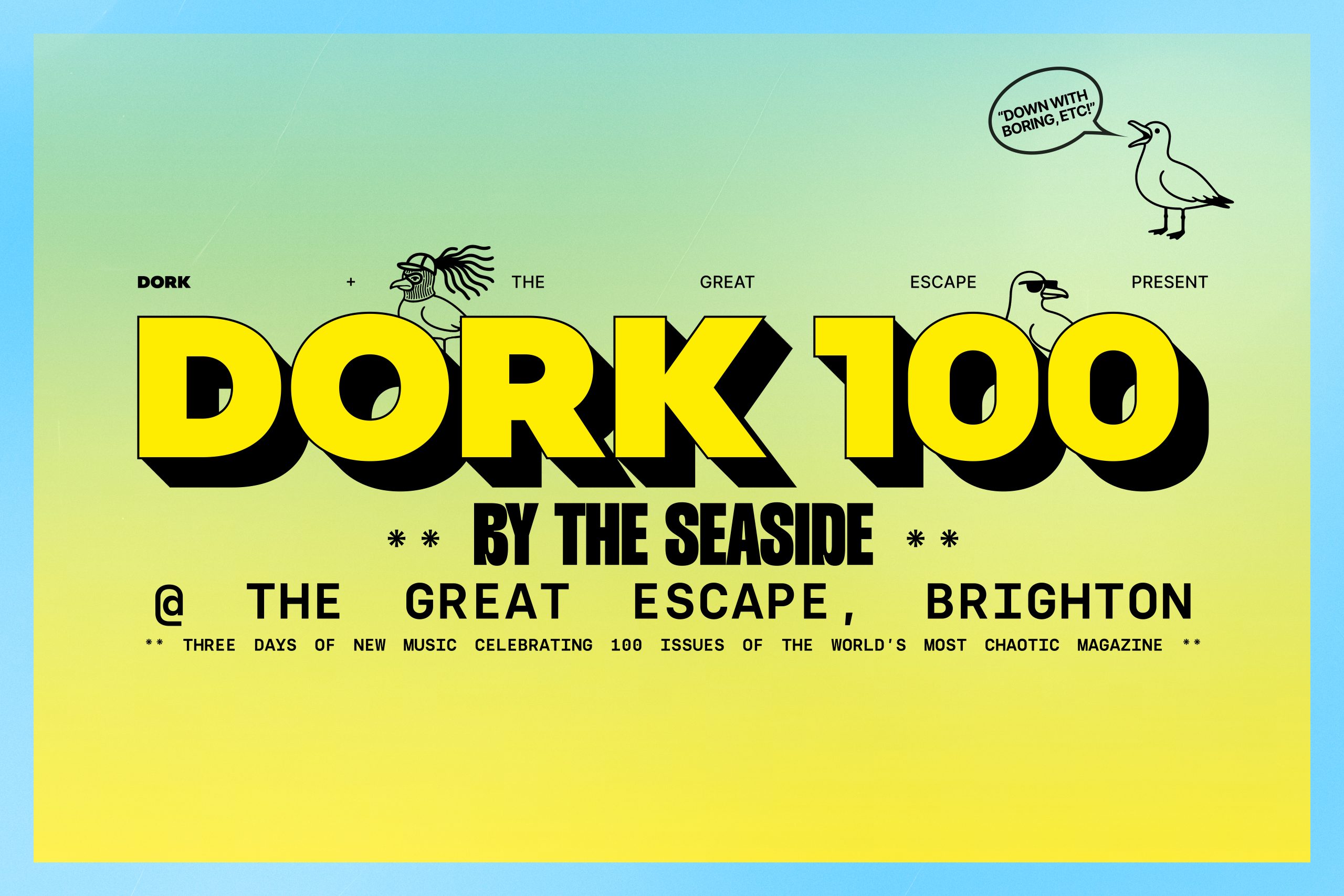 Dork 100 is hitting The Great Escape this weekend for seaside chaos and musical mayhem - here's what to see and where