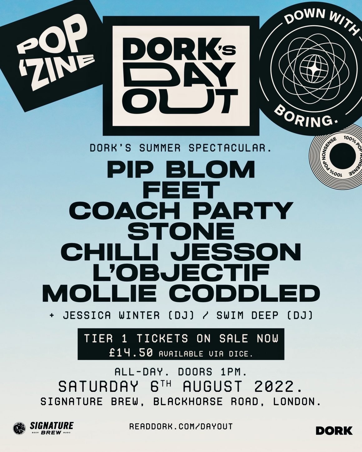 More new names for Dork's Day Out have been revealed