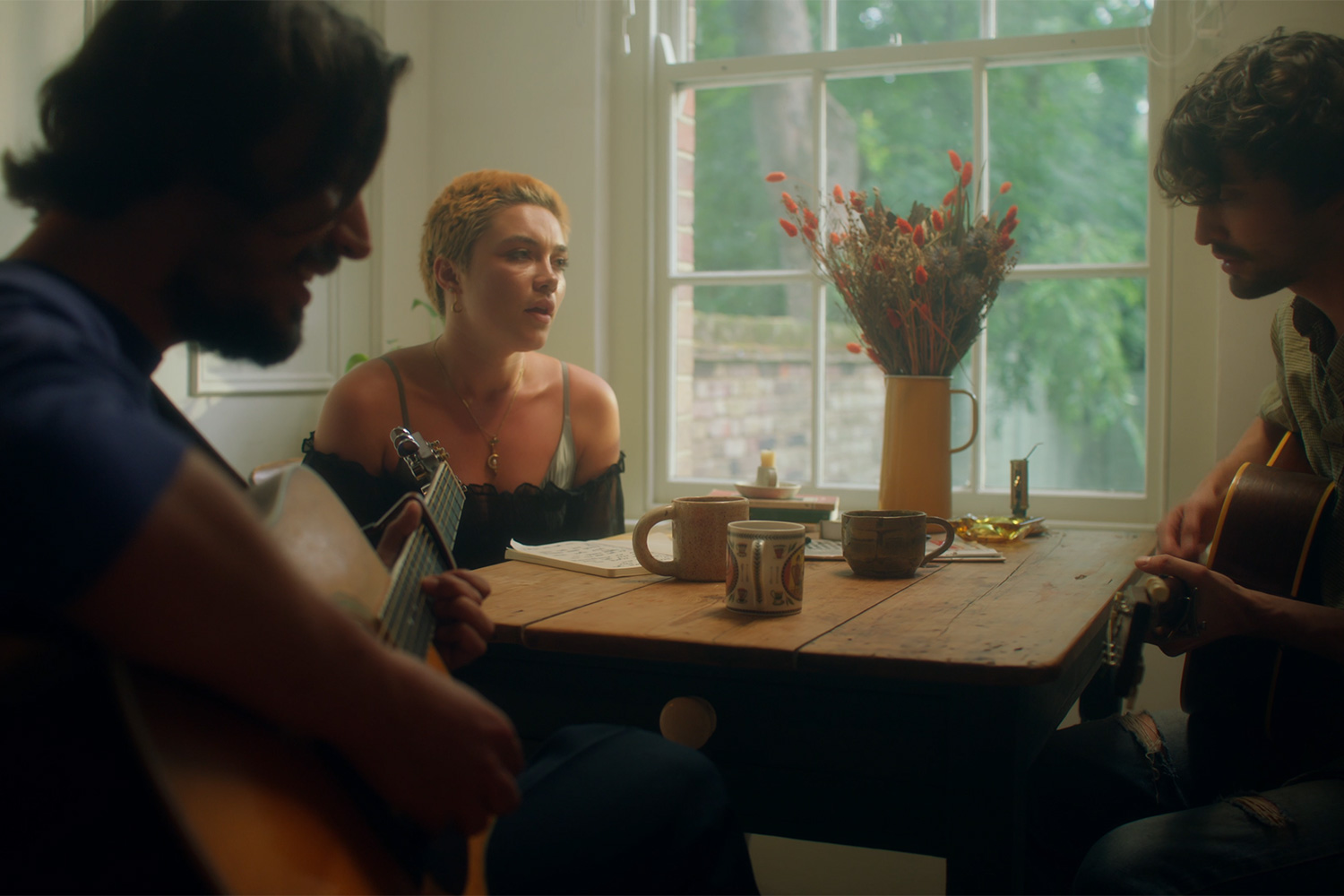 Flyte have teamed up with Florence Pugh for a stripped-down version of 'Tough Love'