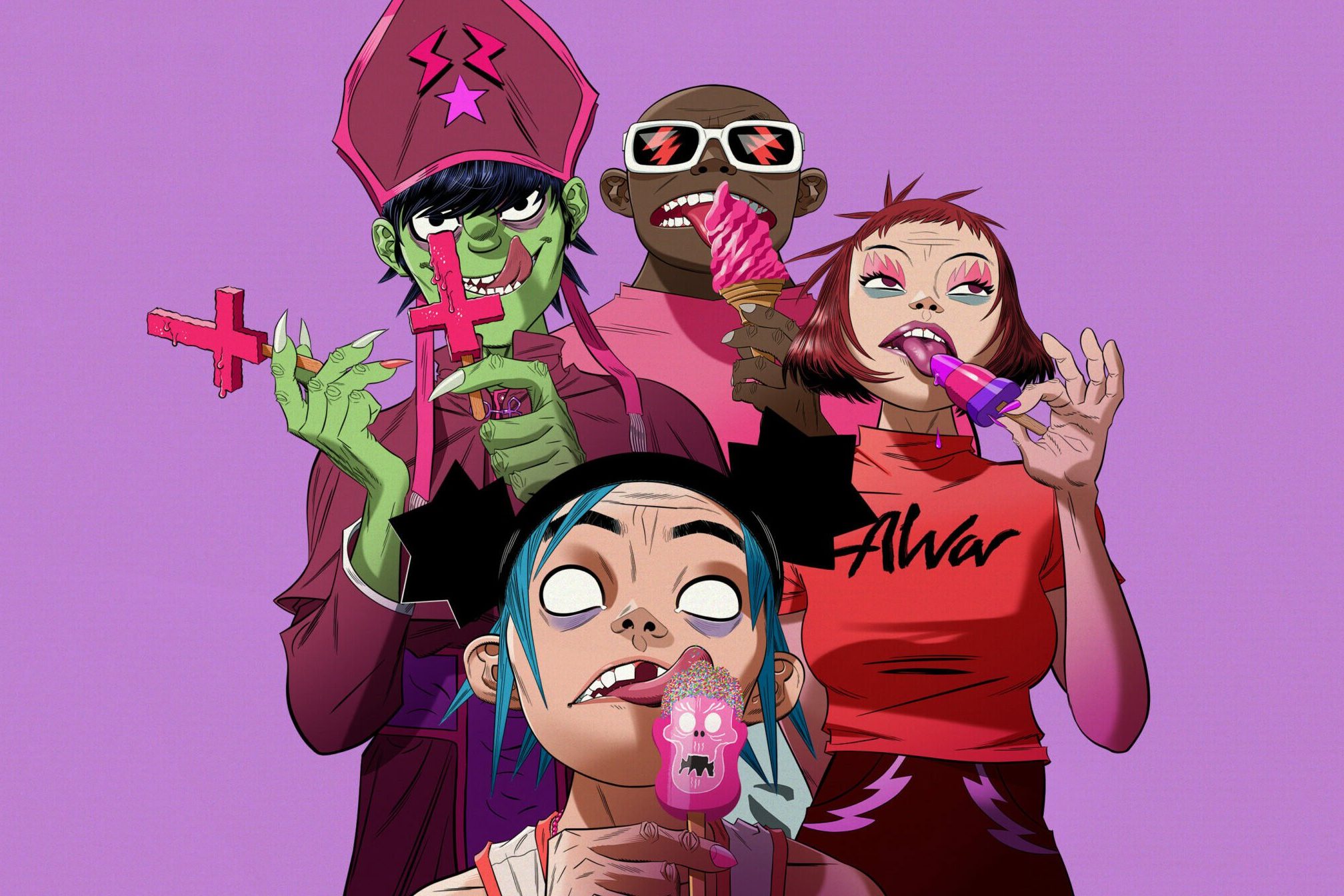 Gorillaz are going to perform their first three albums in full at their upcoming London shows