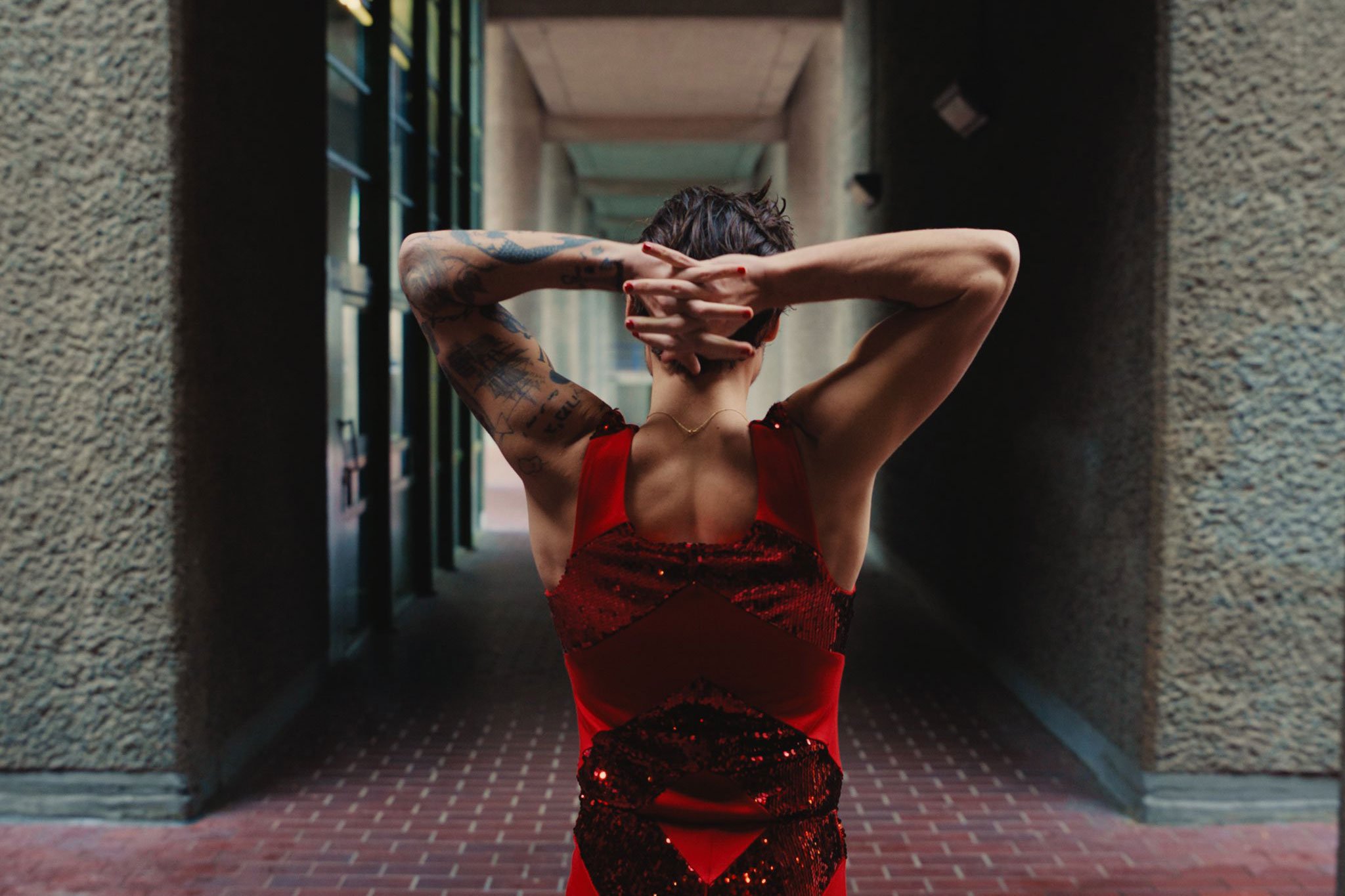 Harry Styles is feeling all red and sparkly as he prepares to drop new single 'As It Was'