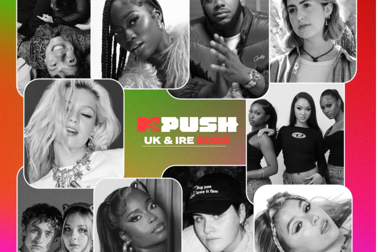 The nominees for MTV PUSH 2023 have been announced, including FLO, Dylan, piri & tommy and more