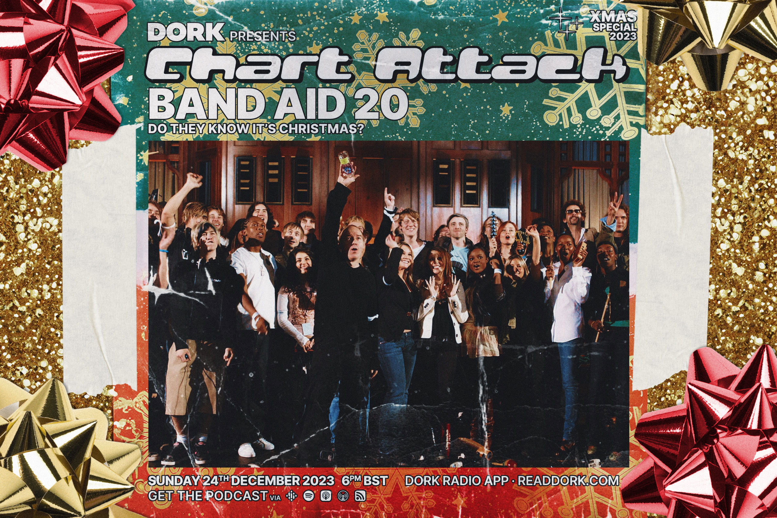 Dork's Chart Attack is back for some festive fun with Band Aid 20's 'Do They Know It's Christmas?'