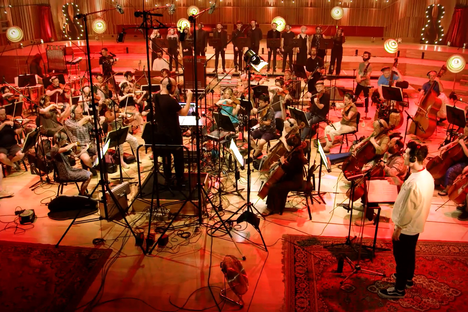 Bastille have released a video for their 'Pompeii' collaboration with composer Hans Zimmer