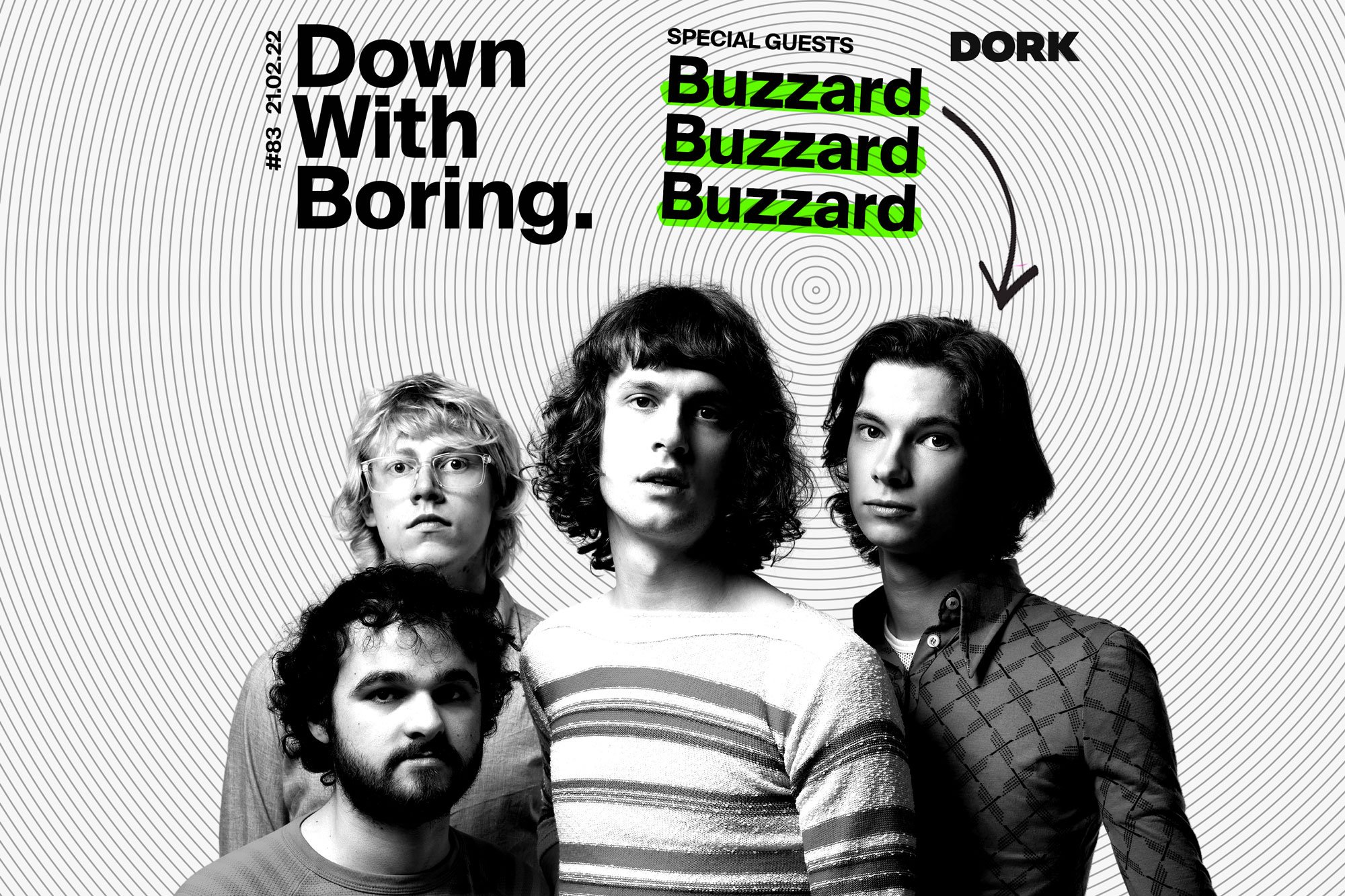 Buzzard Buzzard Buzzard are the special guests for this week's edition of Down With Boring