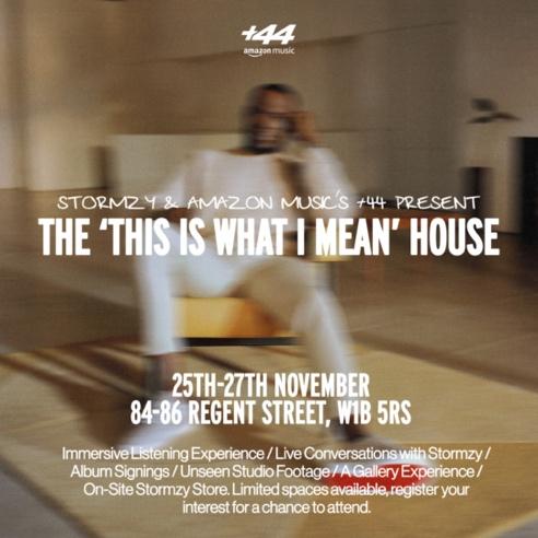 Stormzy has announced a free-to-attend London pop-up themed around his new album, ‘This Is What I Mean’