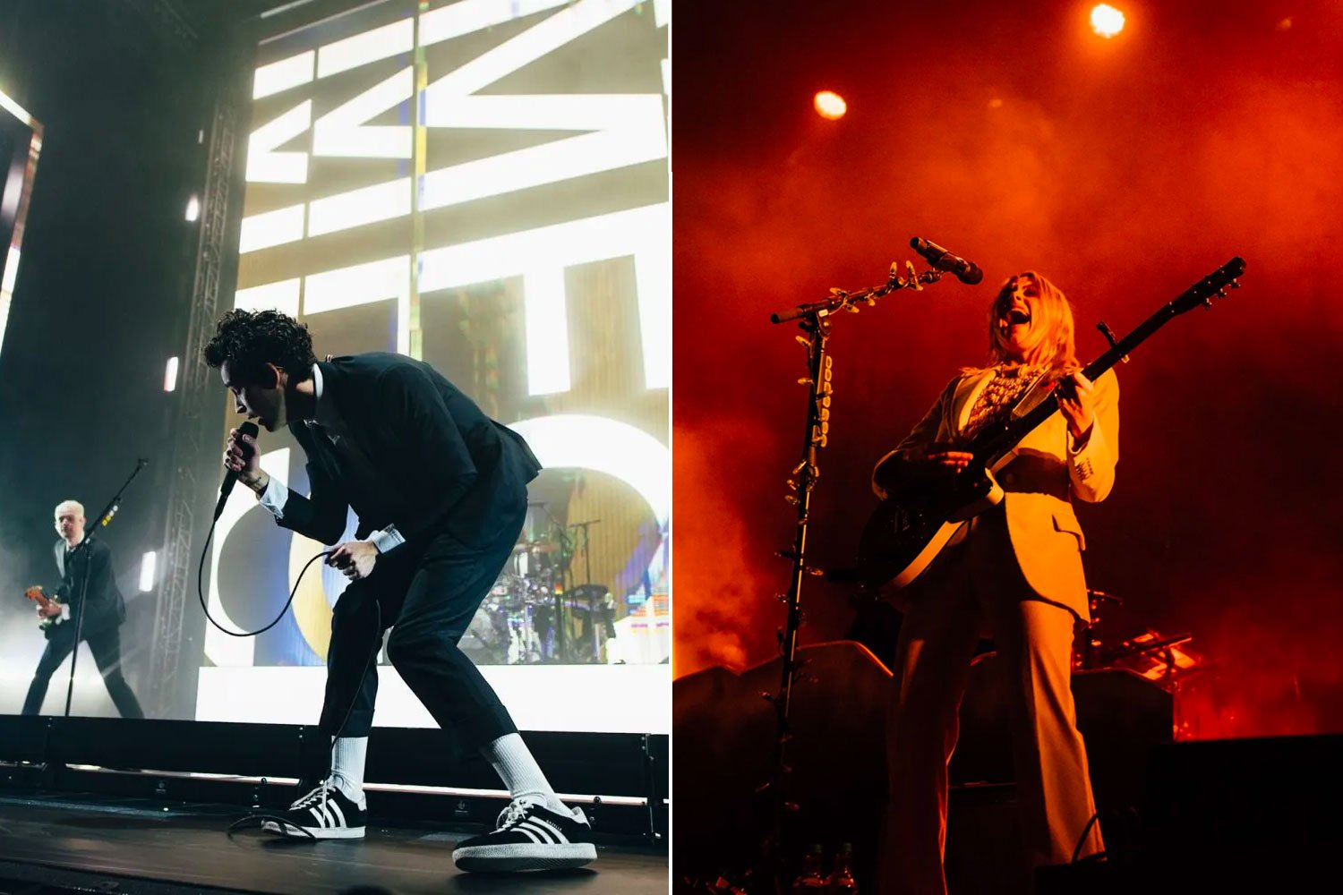 The 1975's Matty Healy joined Phoebe Bridgers on stage in London last night