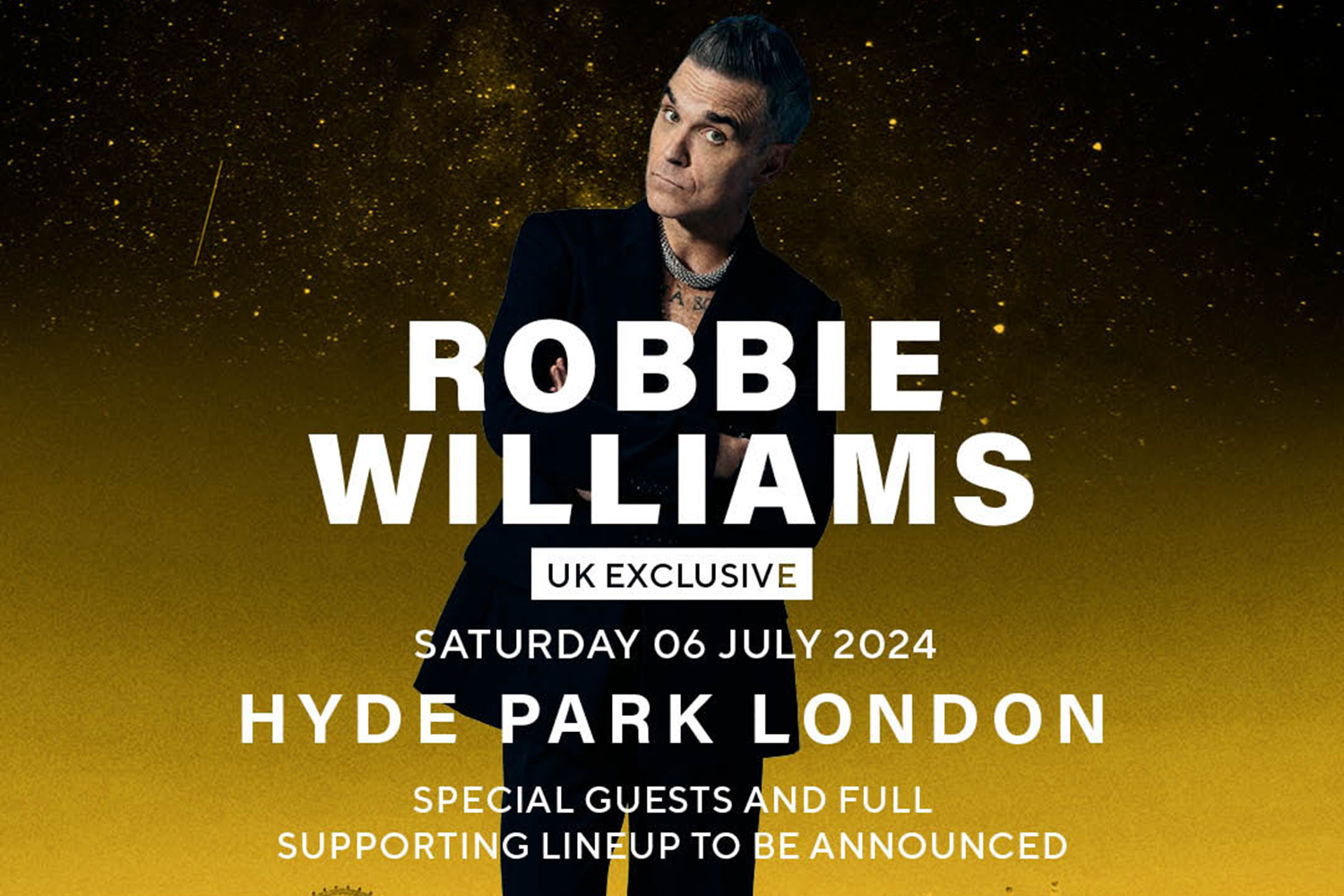 Robbie Williams is going to headline a day of BST Hyde Park 2024