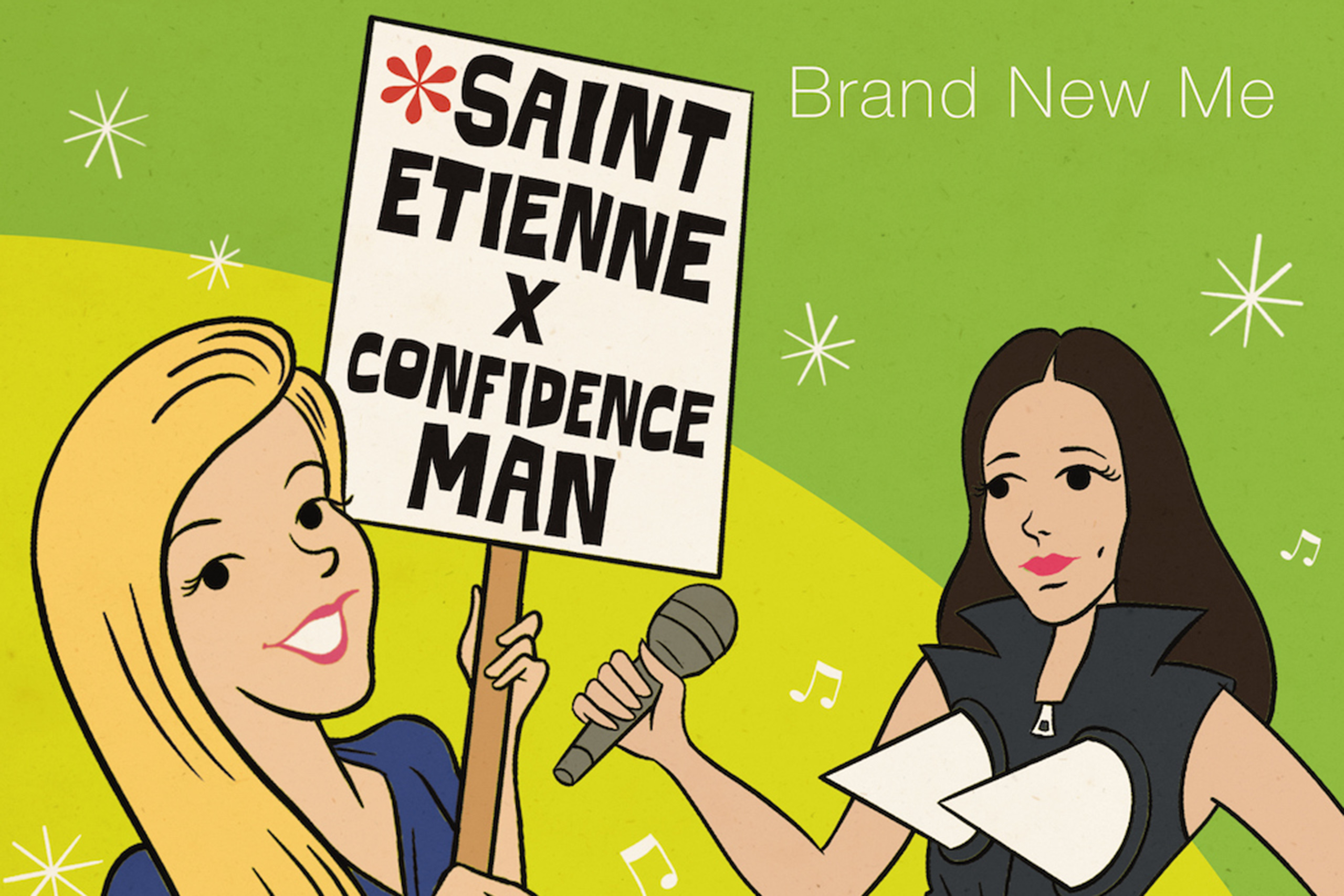 Saint Etienne and Confidence Man have teamed up for 'Brand New Me', with a Hanna-Barbera-inspired video