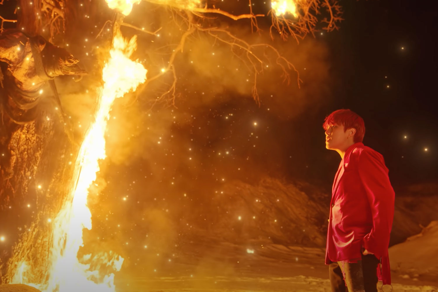 ATEEZ are getting down in the desert in their new video for 'Fireworks (I'm The One)'