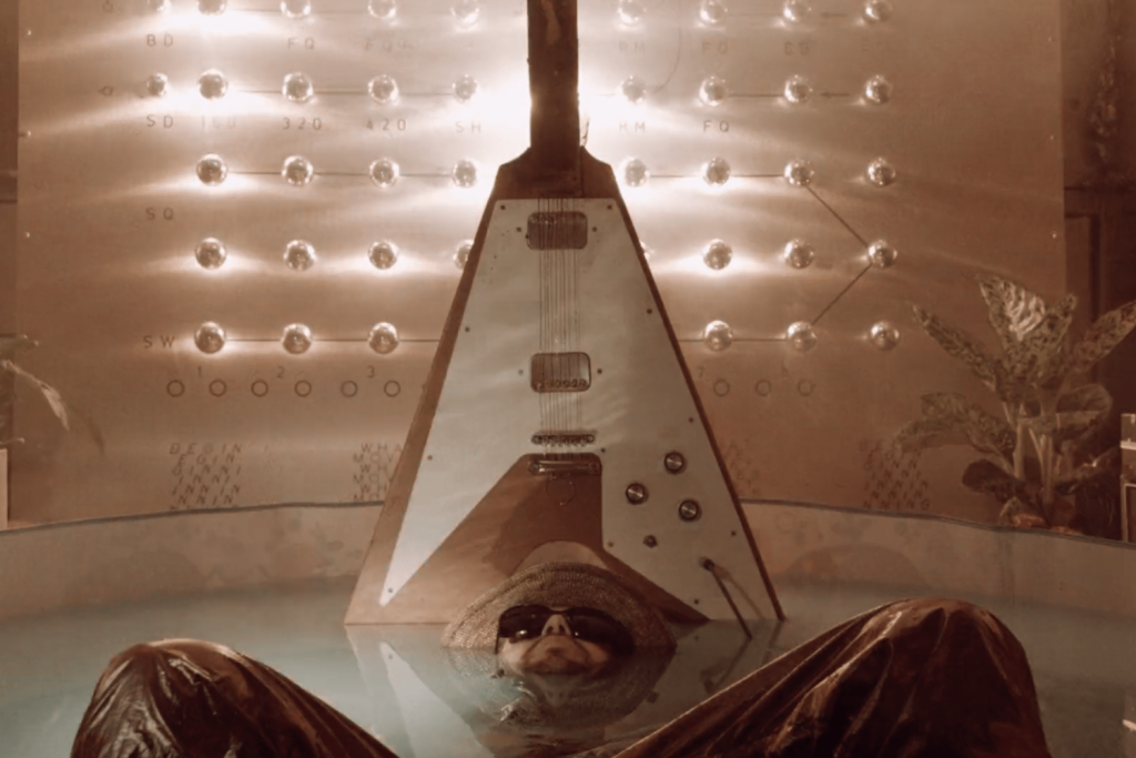 LA Priest takes a disco-dip in the new video for ‘Rubber Sky’