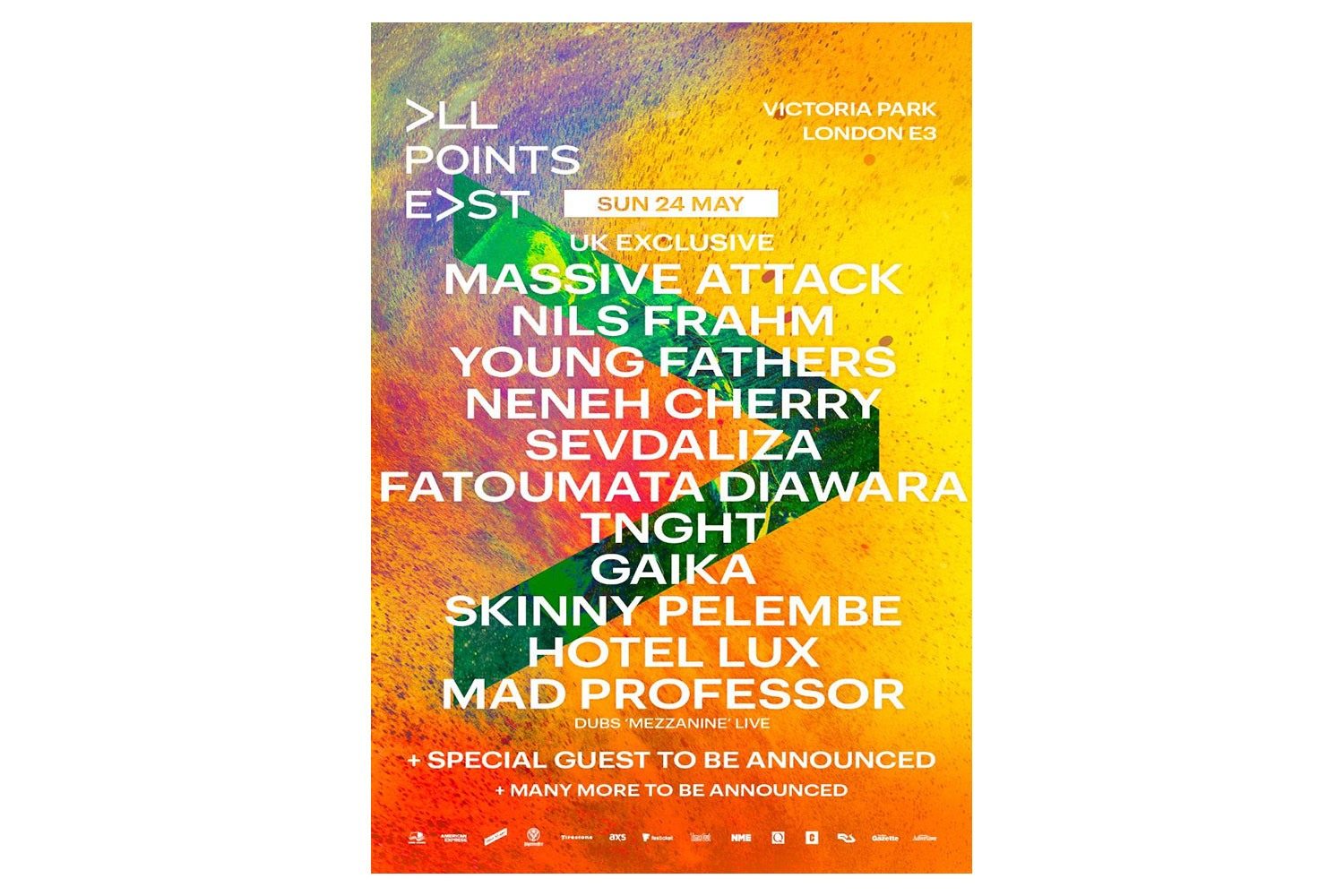 Massive Attack are headlining a day of All Points East