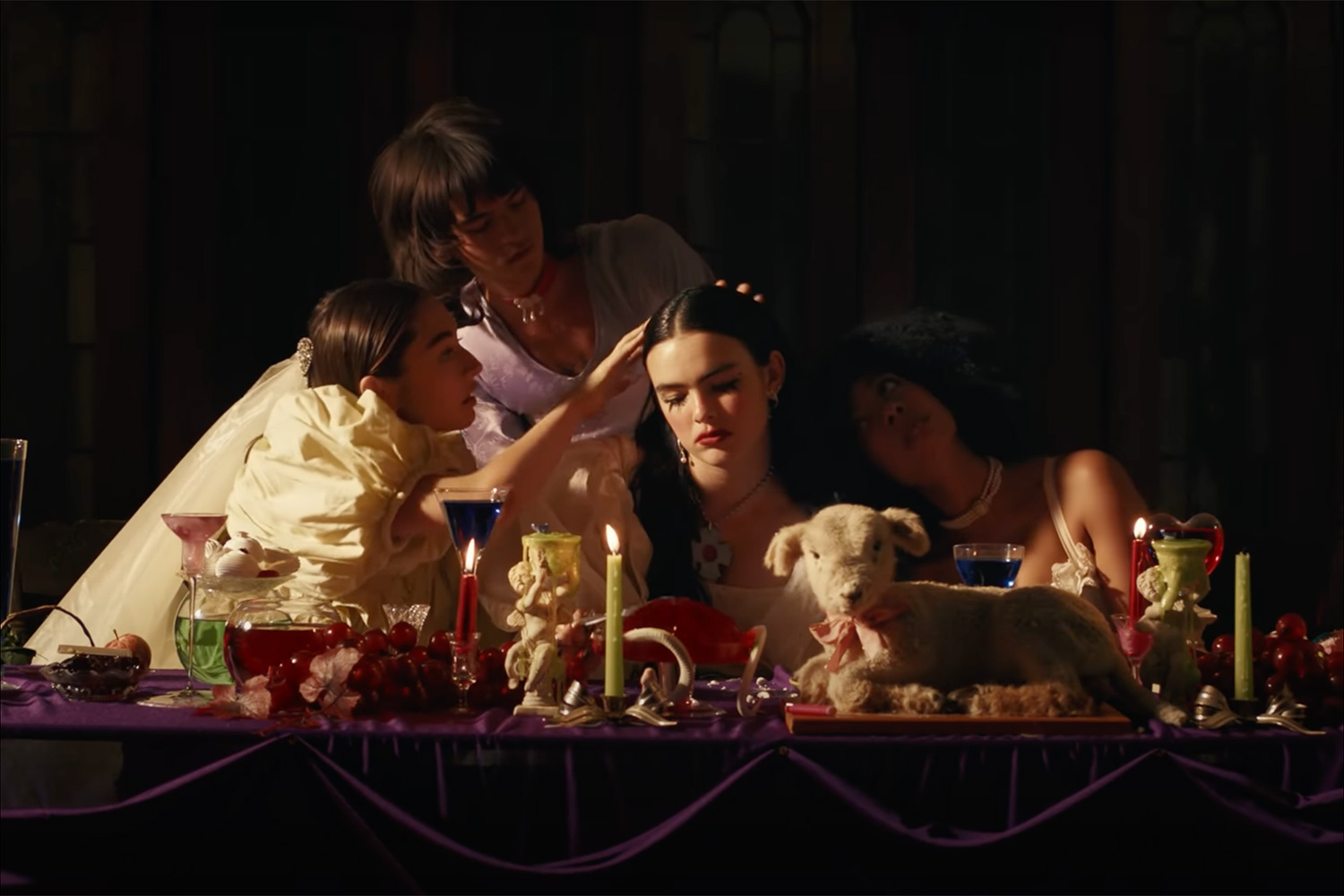 BENEE has shared a gothy, Last Supper-inspired video for 'Happen To Me'