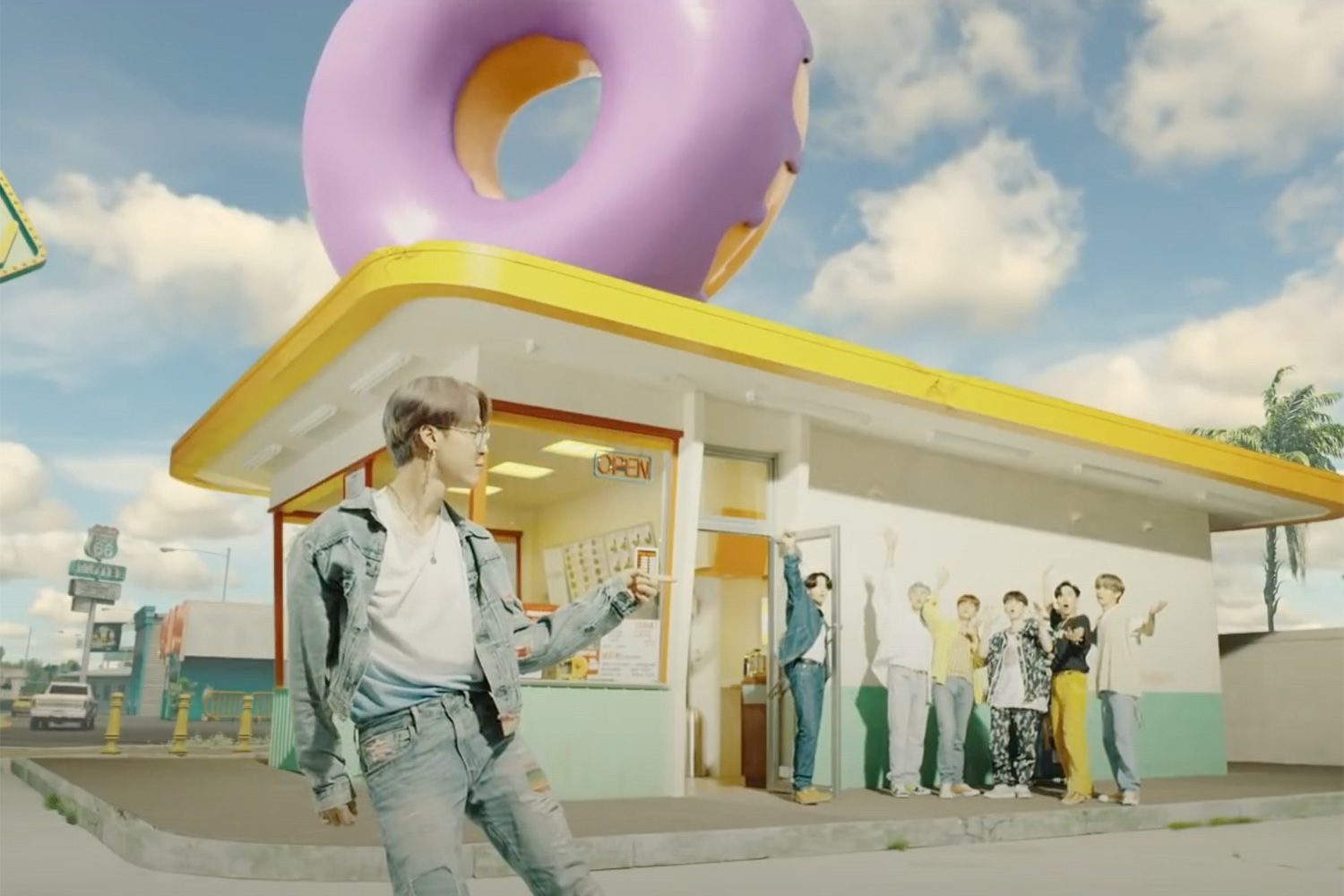 BTS have released a playful new video for their track 'Dynamite'