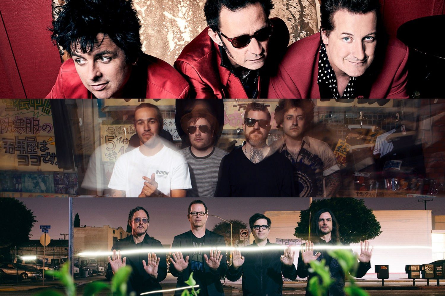 Green Day, Fall Out Boy and Weezer have teamed up for a huge new tour, and announced new albums...