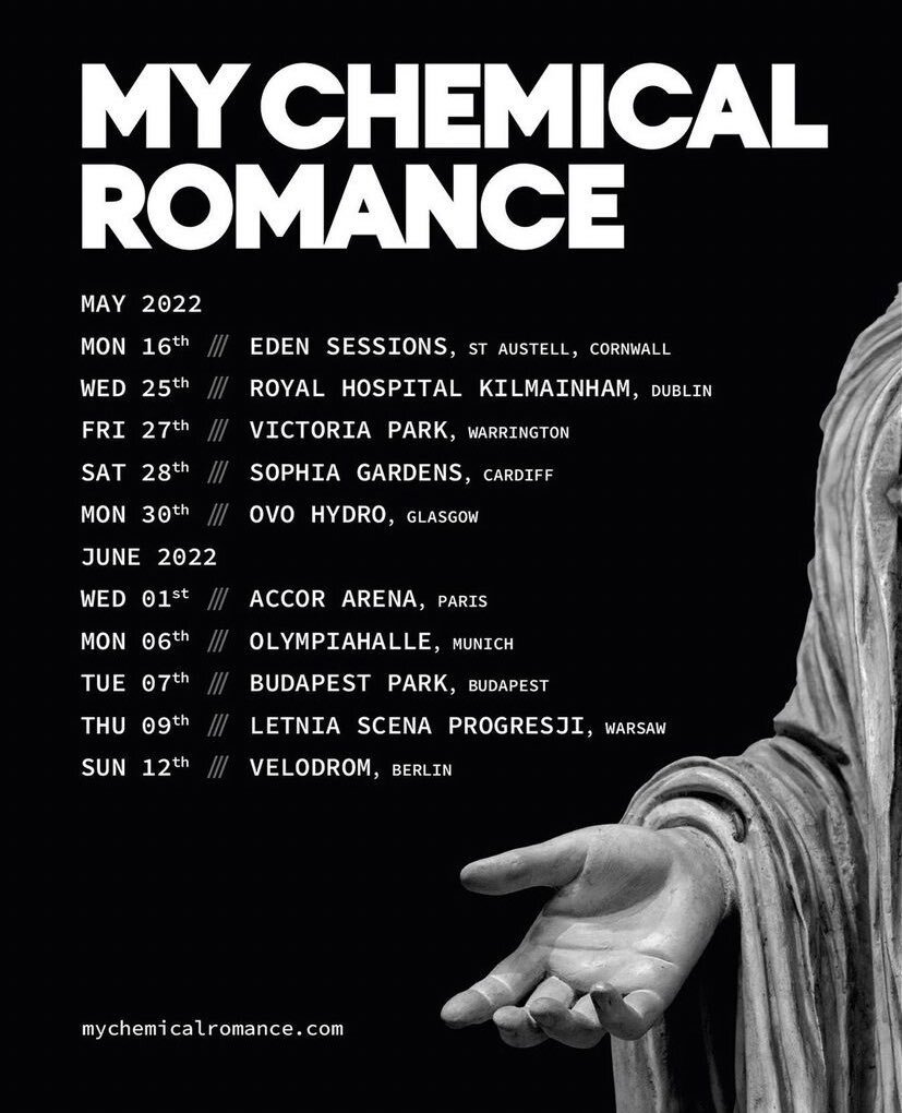 My Chemical Romance are playing more shows in the UK next spring