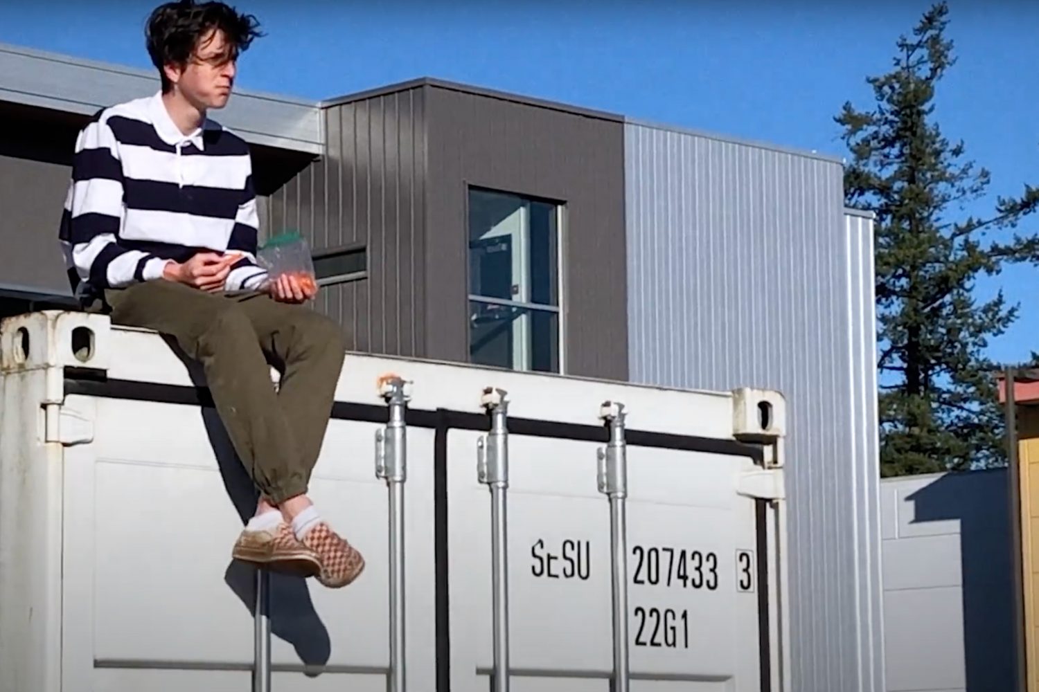 Powfu goes back to school for his new 'im used to it' video