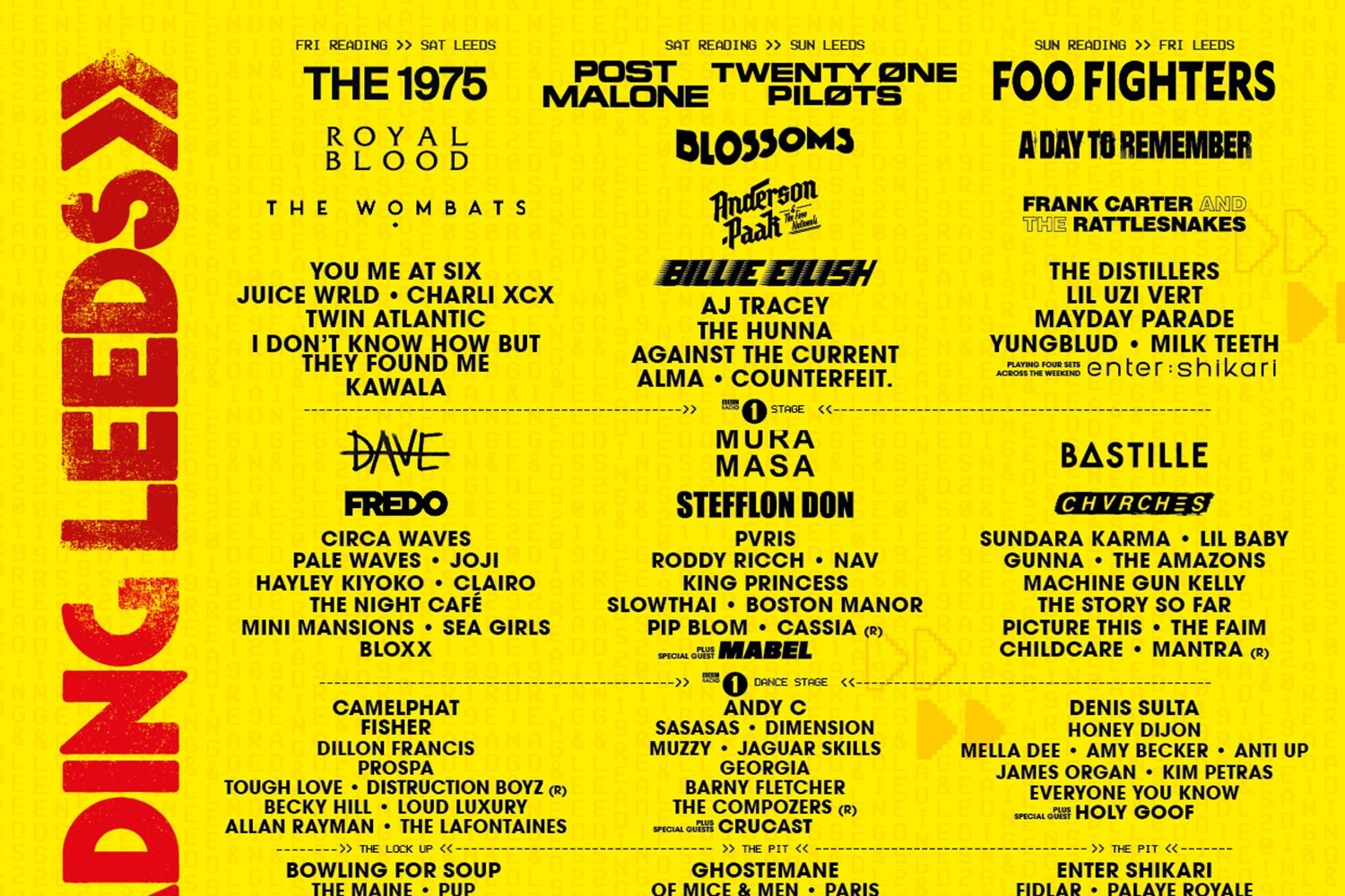 Reading & Leeds has signed up a few local bands to play the Lock Up and BBC Introducing Stages