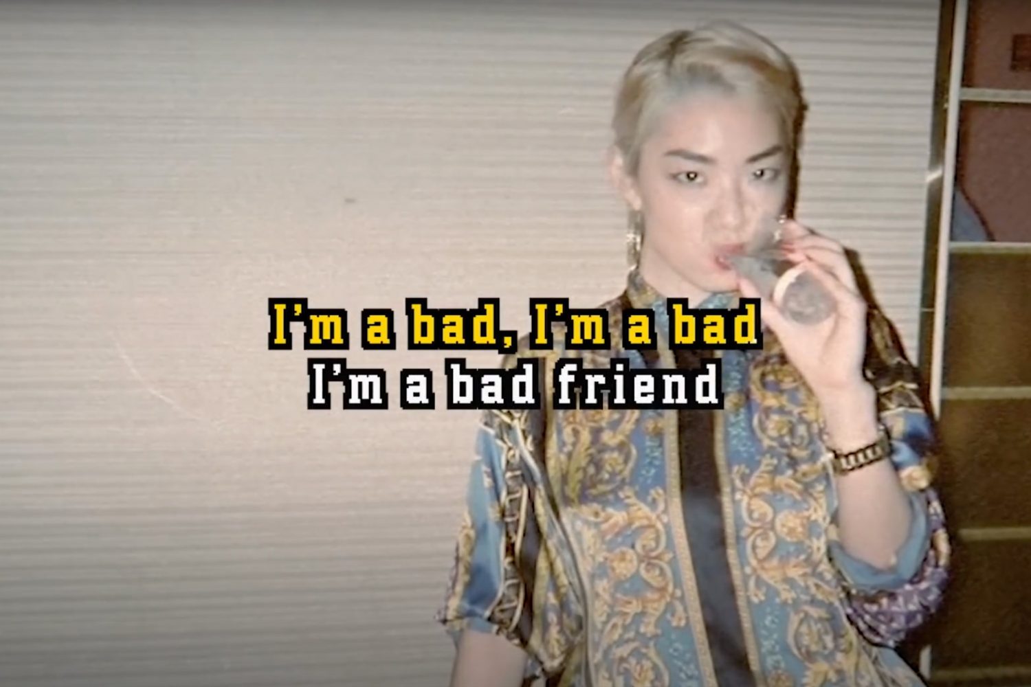 Rina Sawayama has launched a karaoke-style lyric video for her new single 'Bad Friend'
