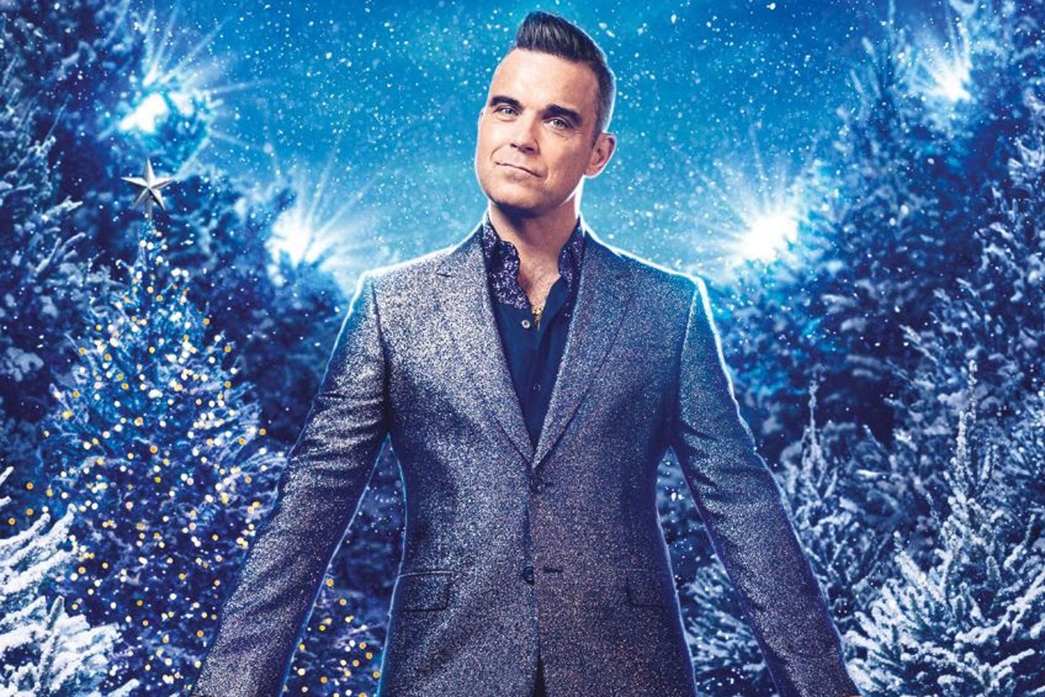 Robbie Williams is releasing his first-ever Christmas album, and hosting a festive party at Wembley Arena