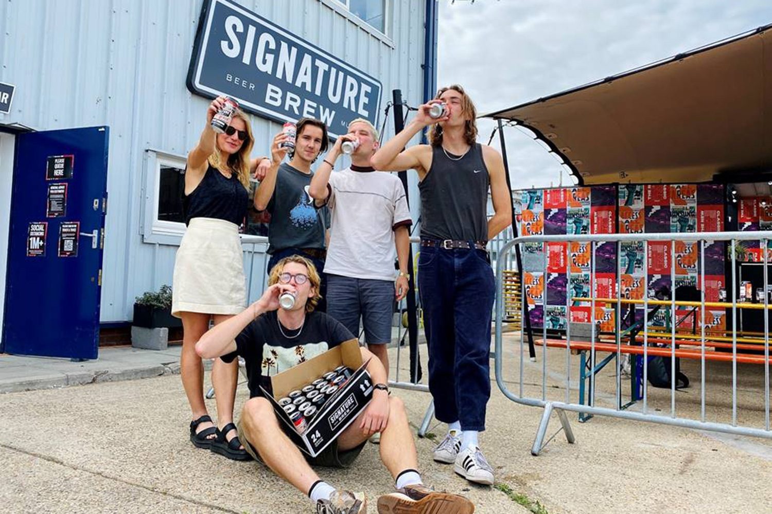 Sports Team have teamed up with Signature Brew for their own lager, Long Hot Summer