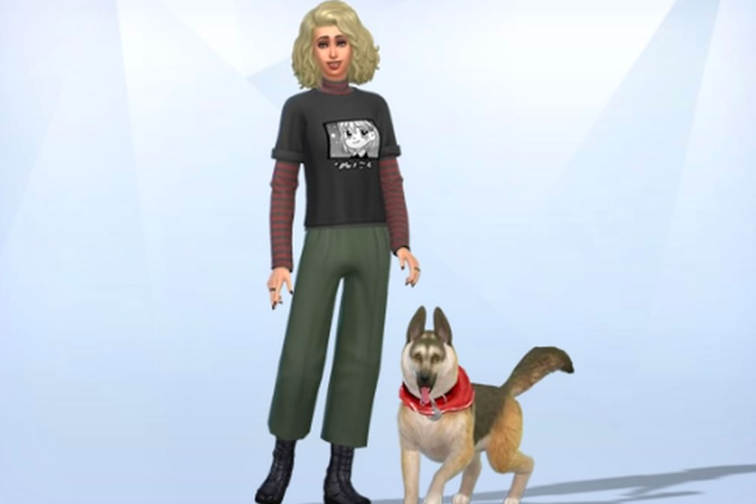 Blondshell's 'What's Fair' has had the Simlish treatment for The Sims 4 expansion pack