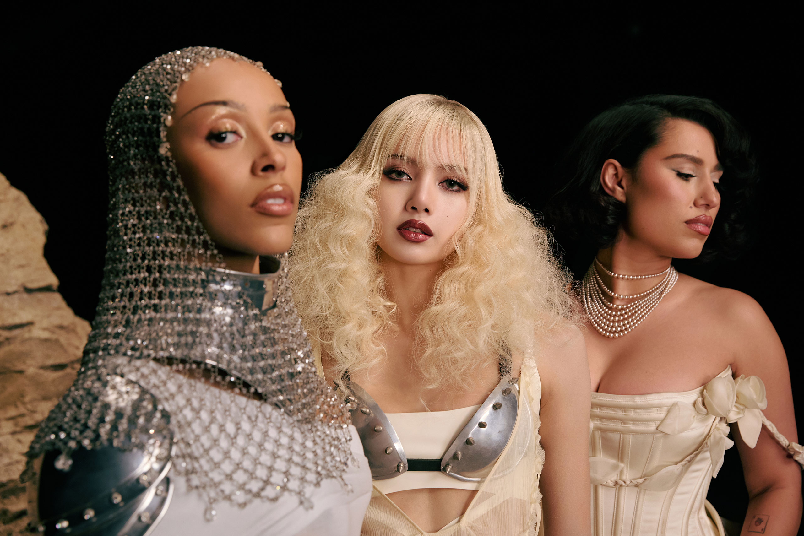 Lisa has teamed up with Doja Cat and RAYE for her new single 'Born Again'