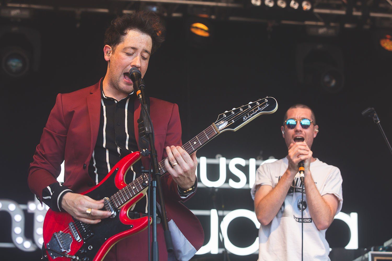 Murph from The Wombats talks new music, Love Fame Tragedy and secret sets backstage at Reading 2019