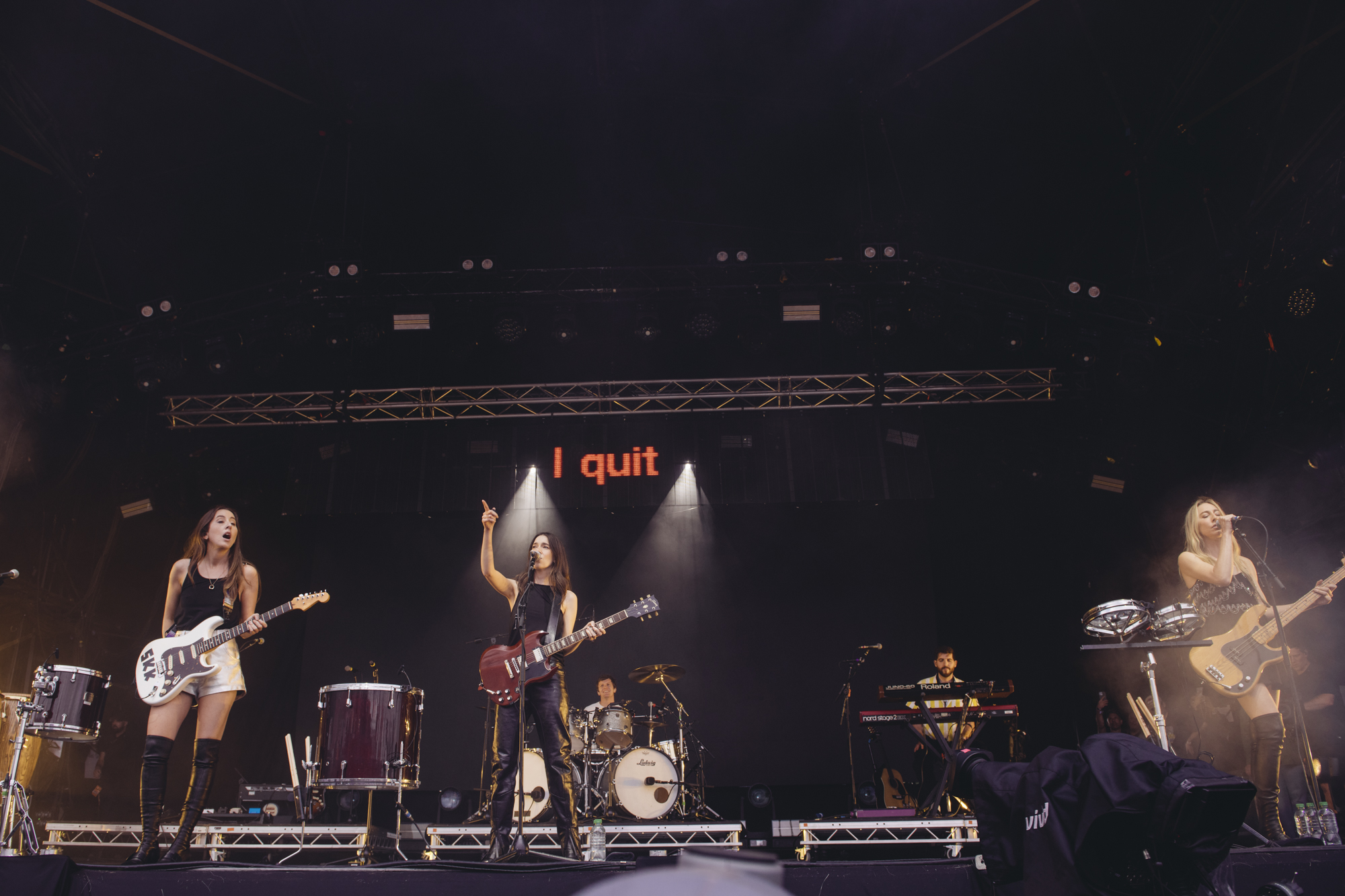 Haim continue to prove why they're becoming as essential to Glastonbury as the Pyramid Stage itself