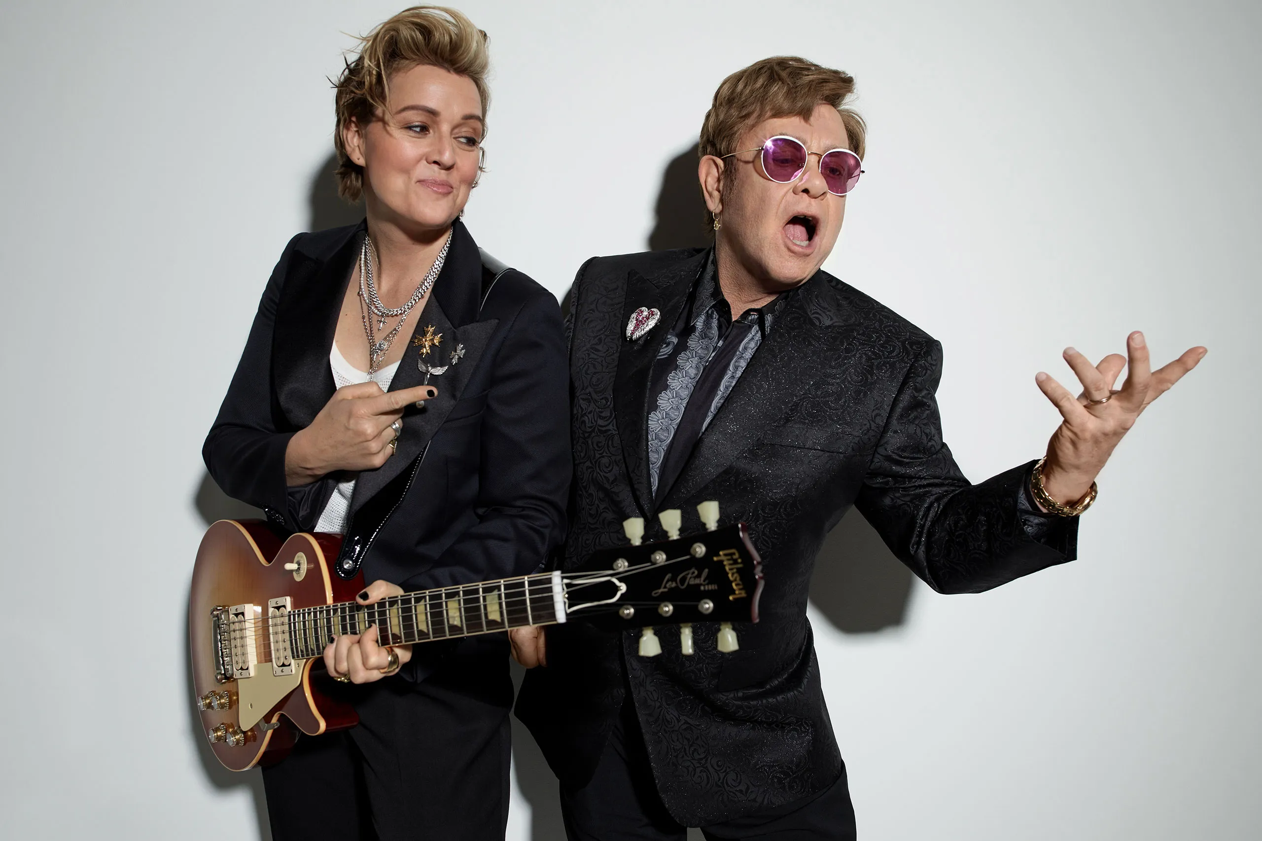 Elton John and Brandi Carlile have shared a video for their queer anthem 'Swing For The Fences'