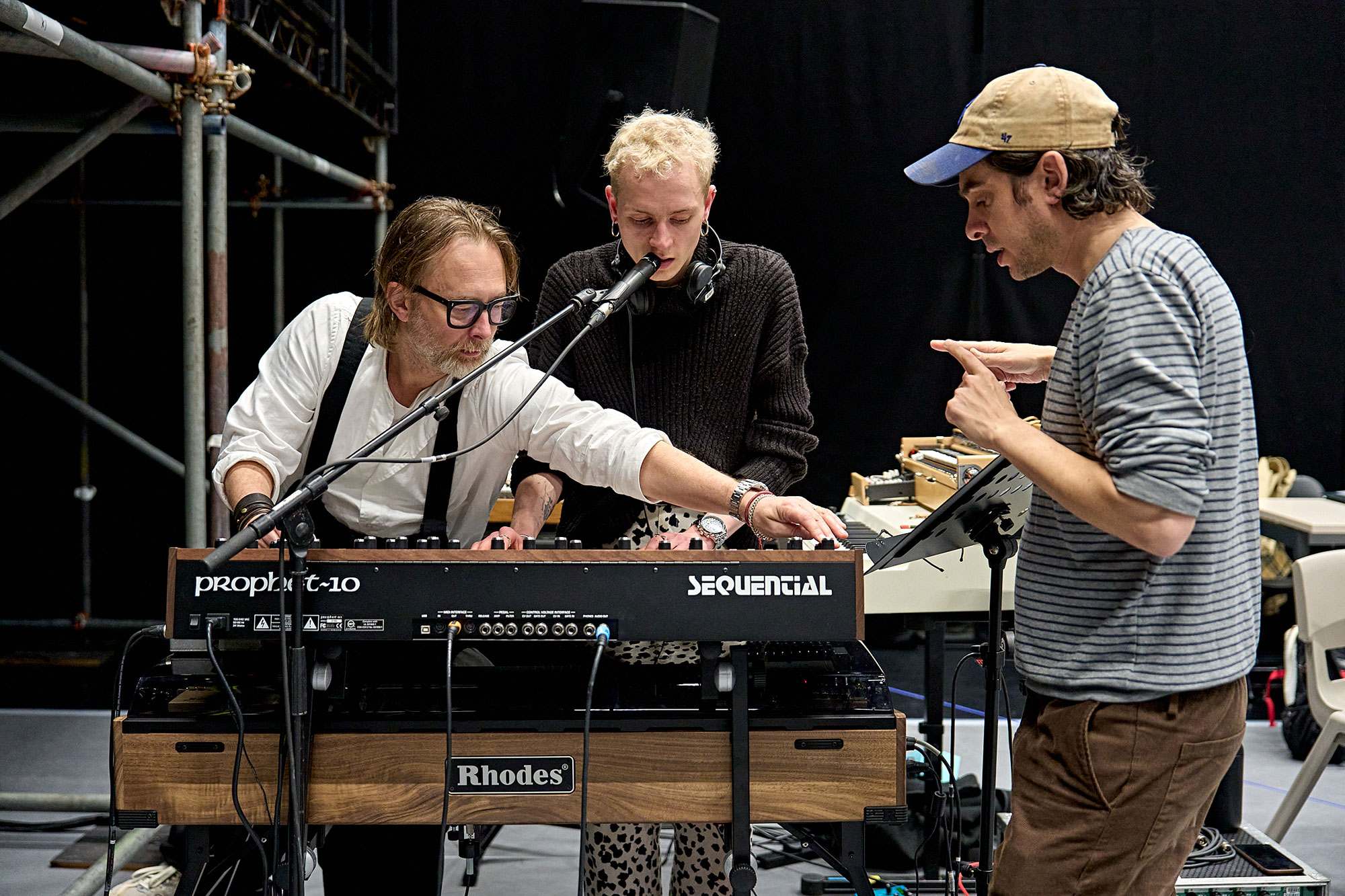 Check out the first rehearsal photos from the new Radiohead-featuring theatrical adaption of Hamlet, 'Hamlet Hail To The Thief'