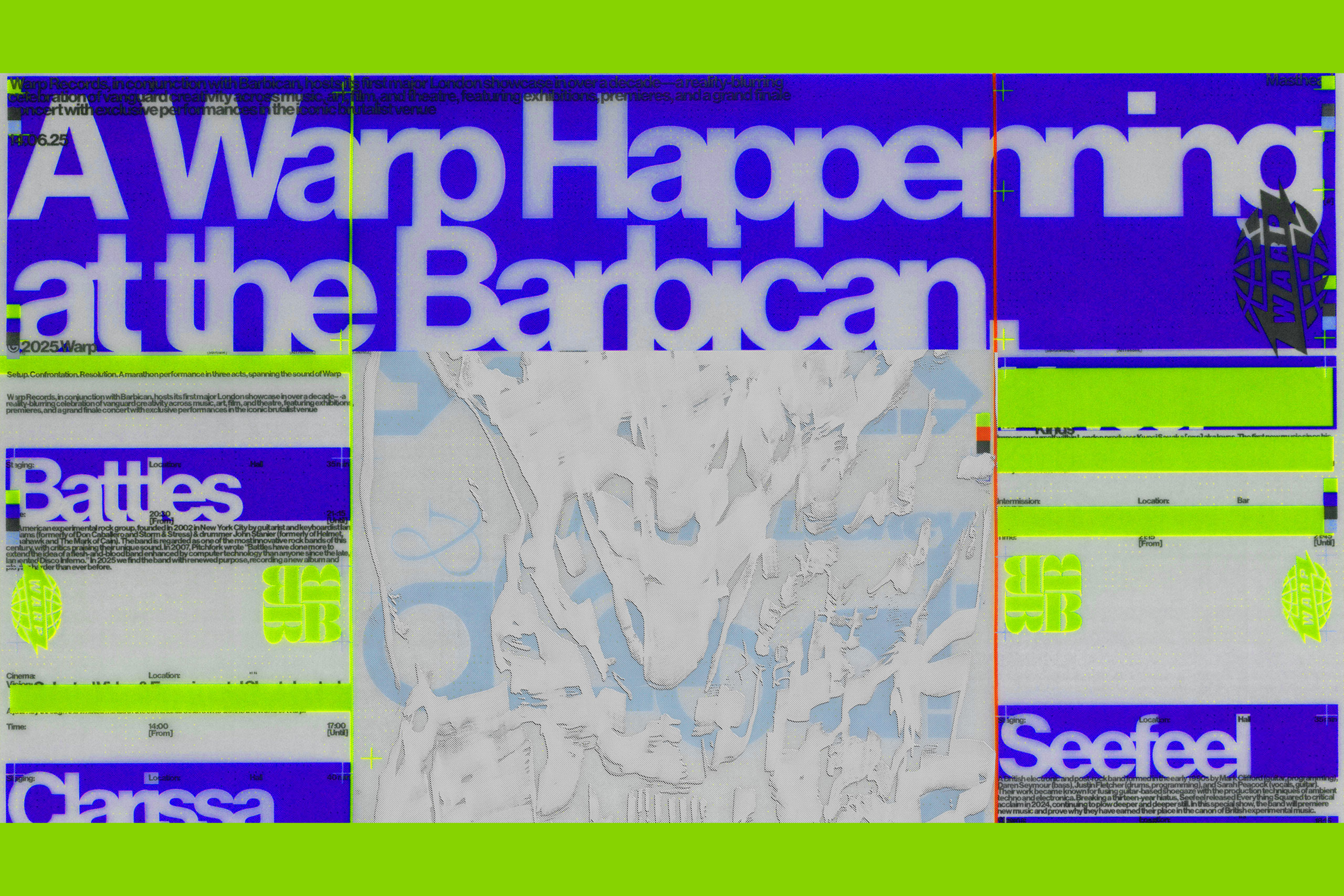 Warp Records are bringing an all-day music event to London's Barbican Centre