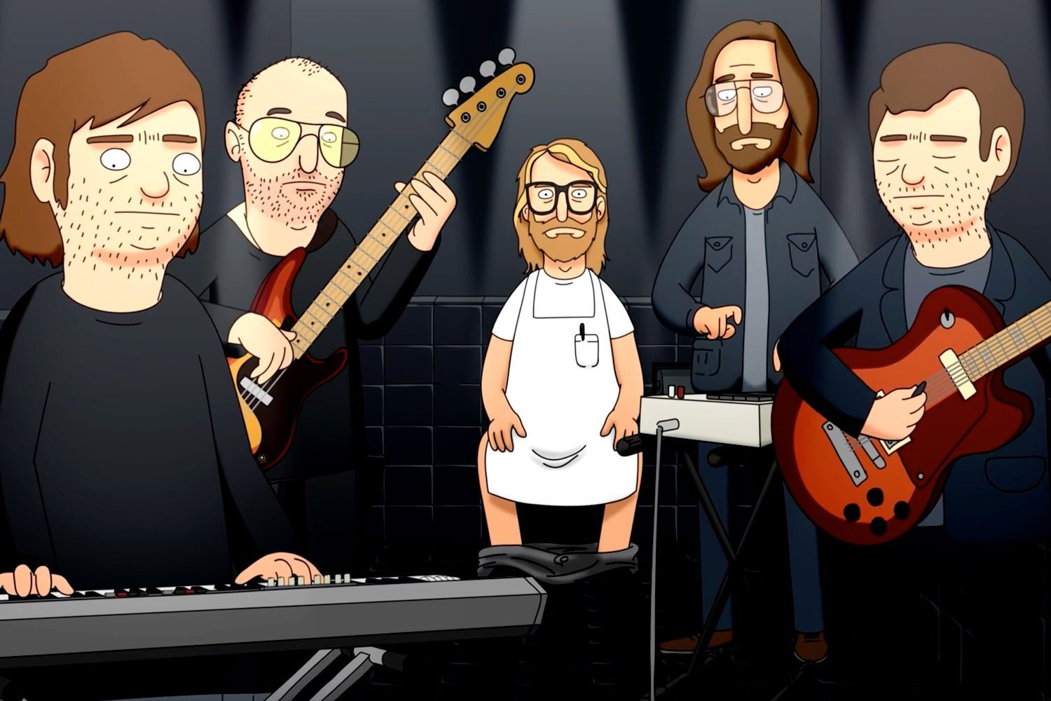 The National are stuck in the loo - and Lapsley’s there too