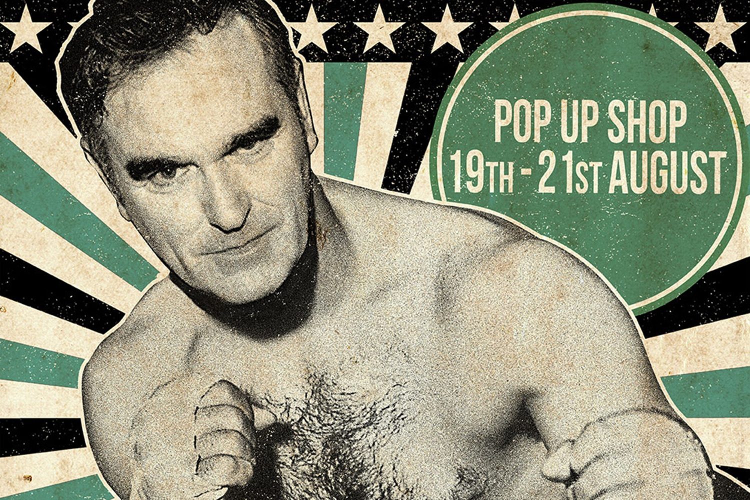 Morrissey brings his pop up shop to Salford