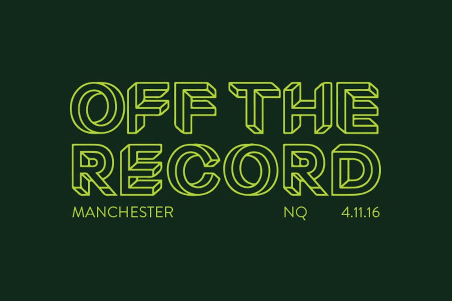 New music event Off The Record to launch in Manchester