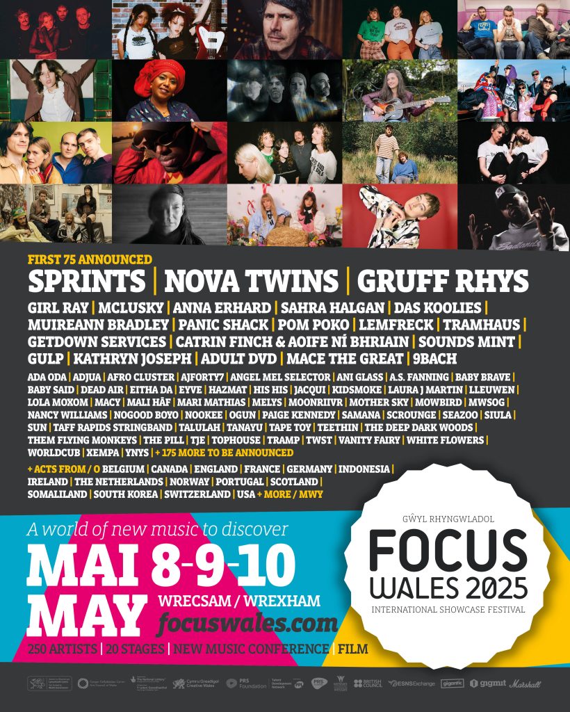 Focus Wales has confirmed Sprints, Gruff Rhys and Nova Twins for next year's 15th anniversary festival
