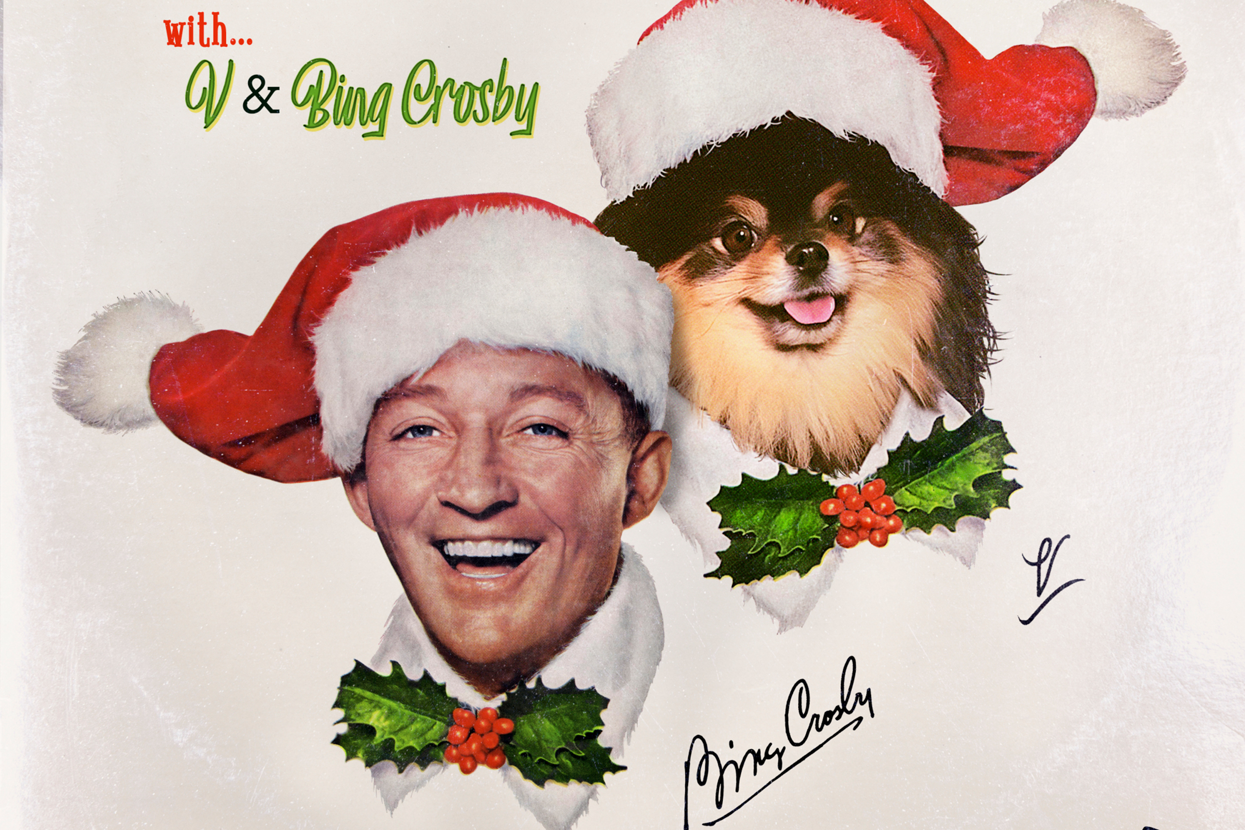 BTS' V has announced a 'White Christmas' holiday duet with Bing Crosby