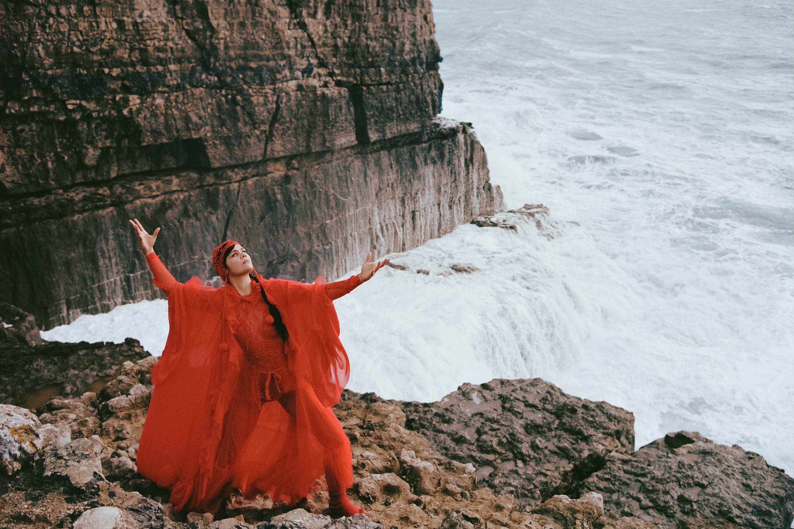 Bat For Lashes has released harp versions of 'The Dream of Delphi' songs with Lara Somogyi