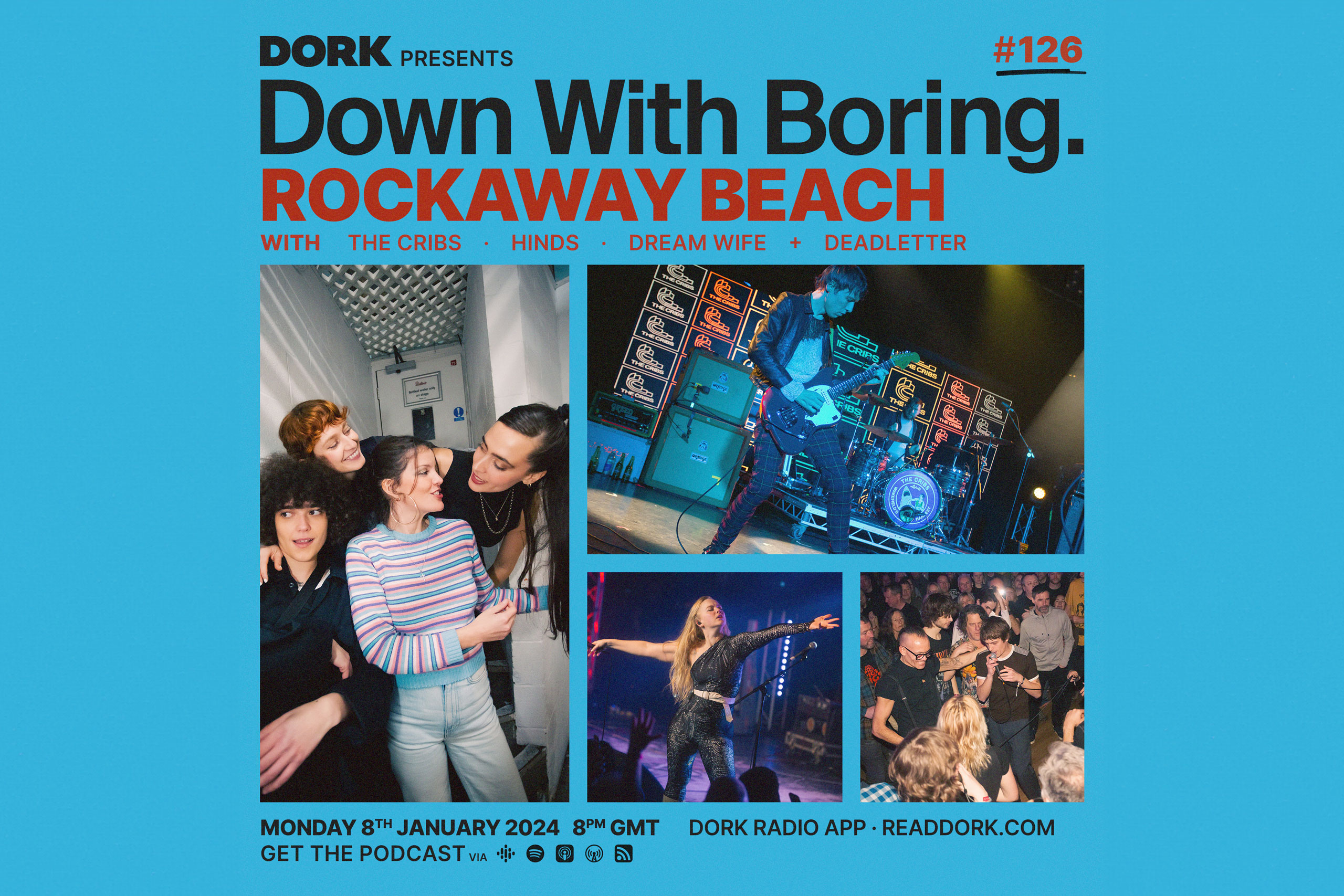 Down With Boring is back for 2024 at Rockaway Beach, with The Cribs, Dream Wife, Hinds and more