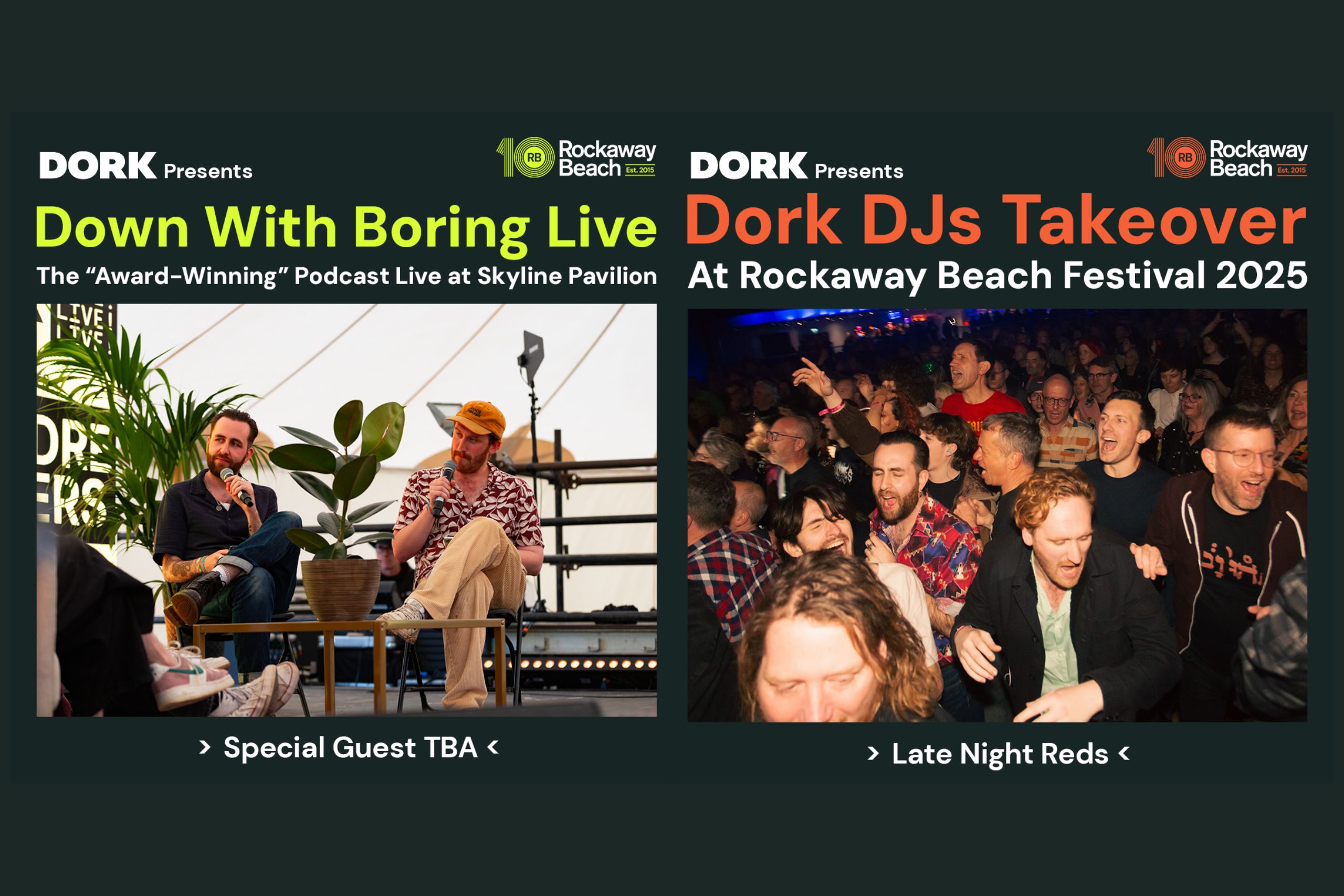 Dork's Down With Boring Live is coming to Rockaway Beach 2025