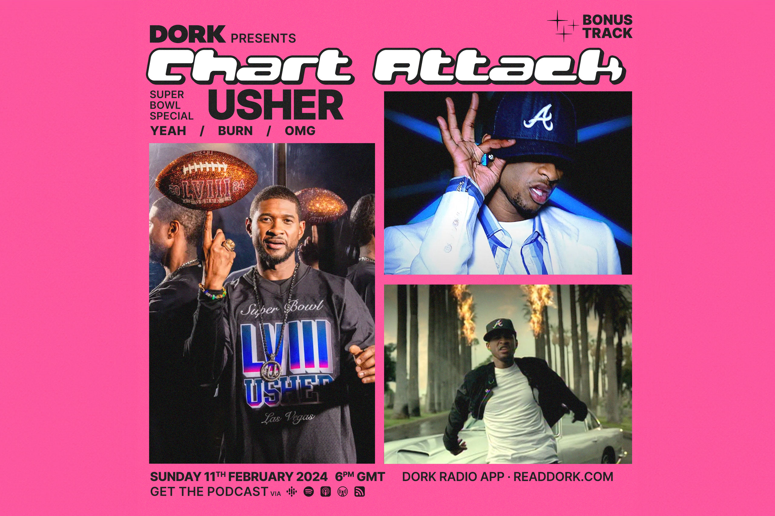 Dork's Chart Attack takes on Usher in a new Super Bowl special