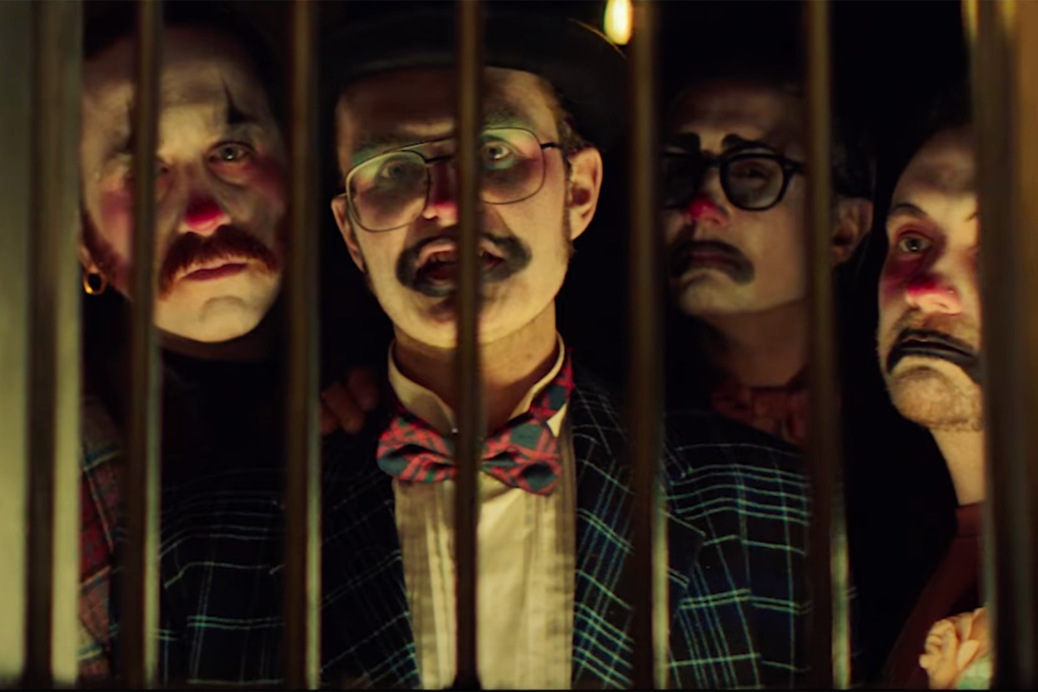 Yard Act's new single 'When The Laughter Stops' features Katy J Pearson, with a clown-filled video that stars David Thewlis